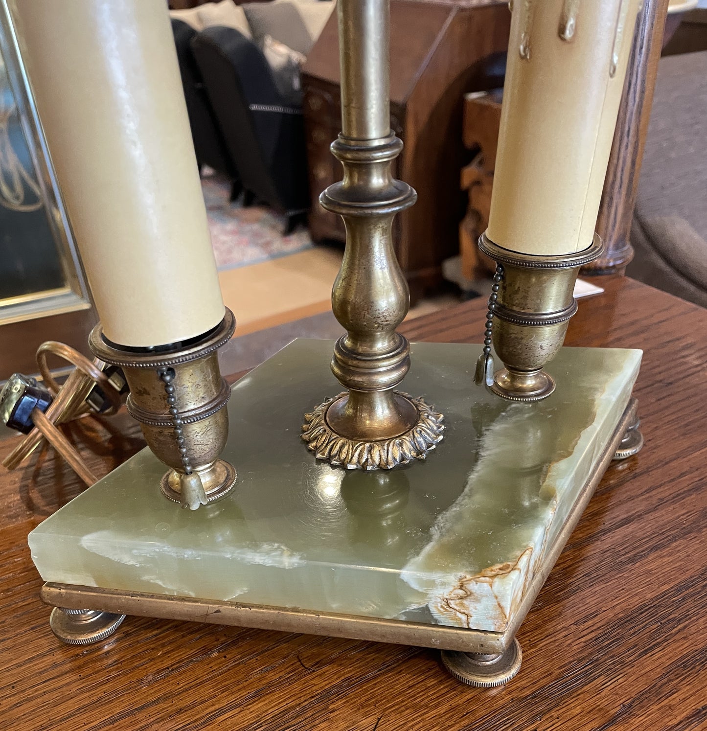 Onyx Base Two Light Lamp (0NW00P)