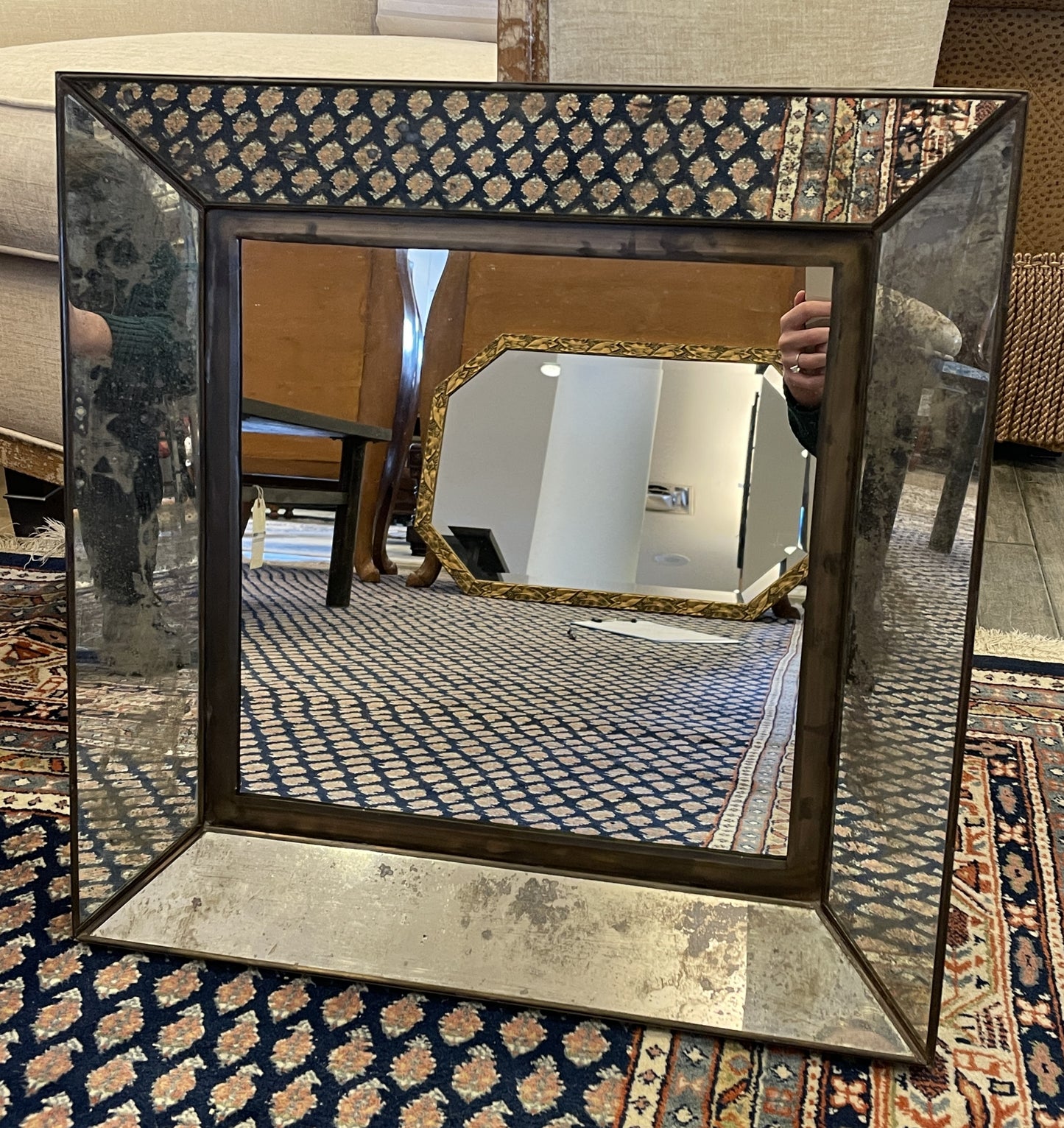 Crate and Barrel 'Dubois' Antiqued Mirror (0C800F)