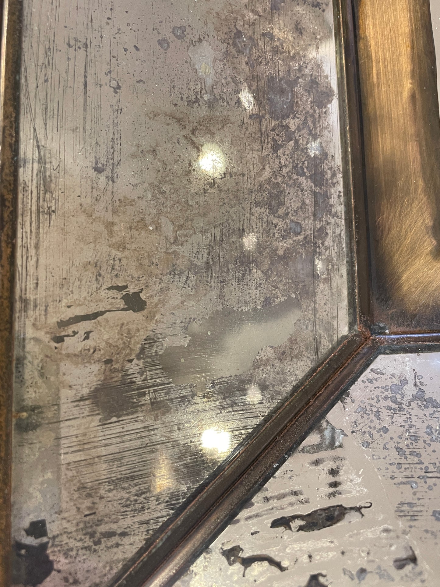 Crate and Barrel 'Dubois' Antiqued Mirror (0C800F)