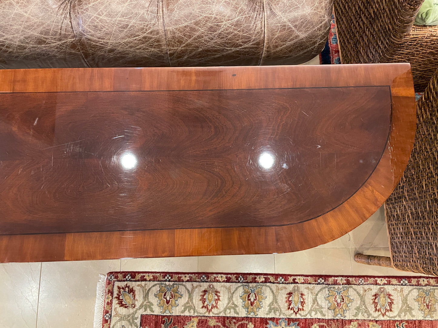 Hekman Copley Place Console Table, Demilune (0LP002)
