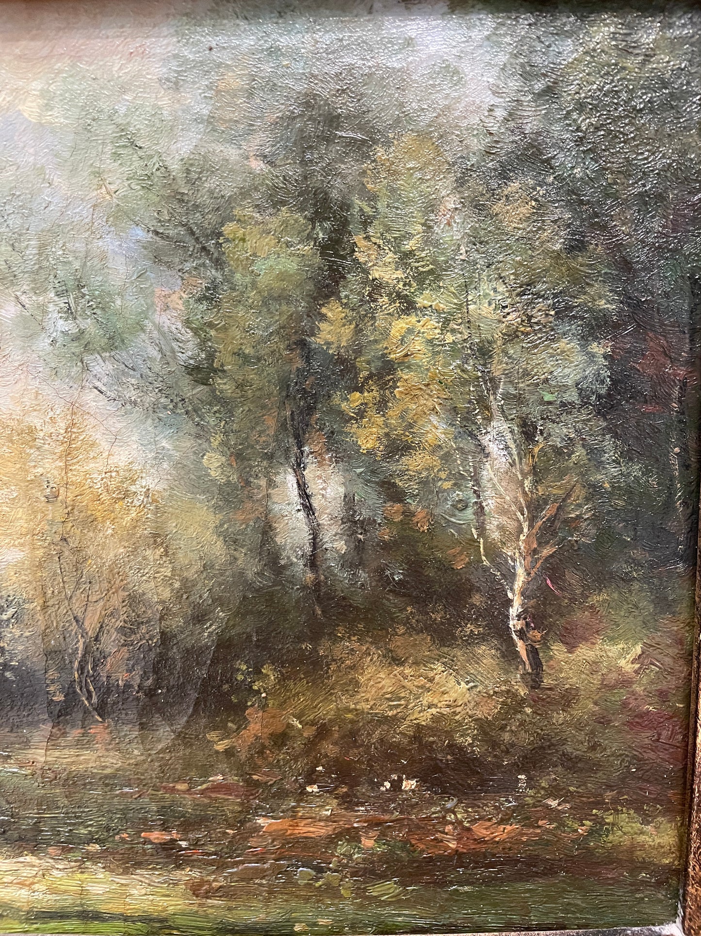 Frank Alan (Nom de Plume) Oil on Canvas Antique Landscape (0CB005)