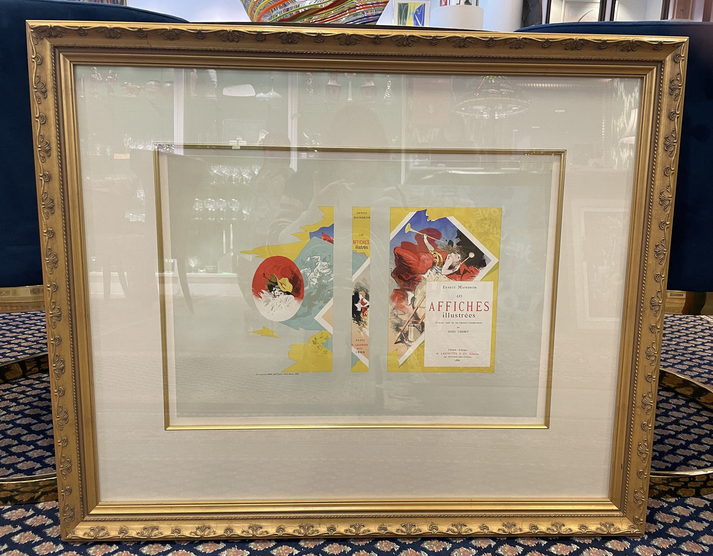 Les Affiches Illustrees by Maindron book cover, Jules Cheret (02300D)