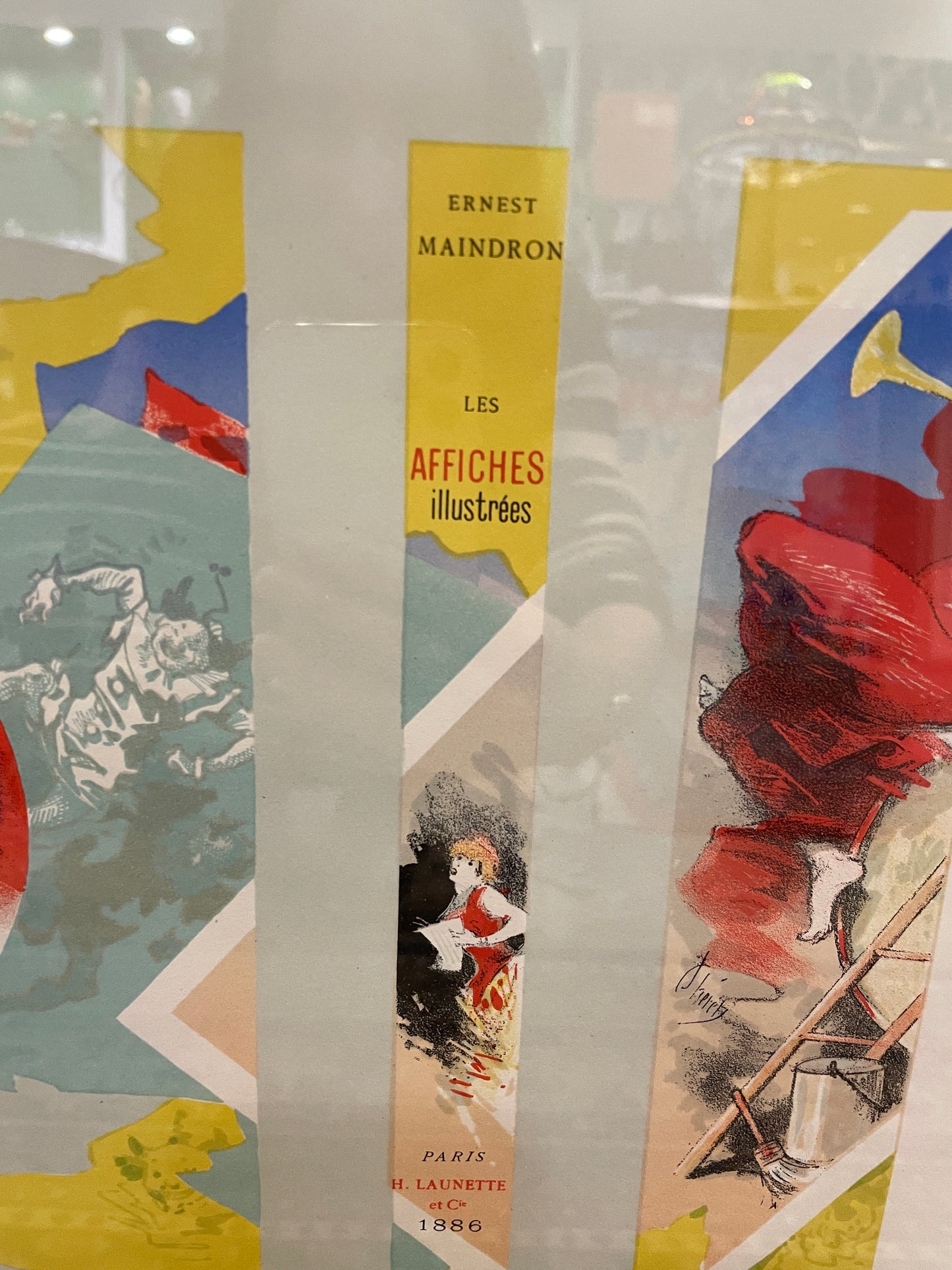 Les Affiches Illustrees by Maindron book cover, Jules Cheret (02300D)