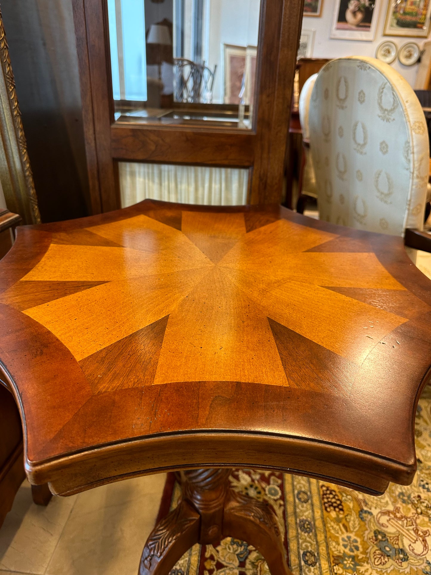 Star Table with Inlay (27219)