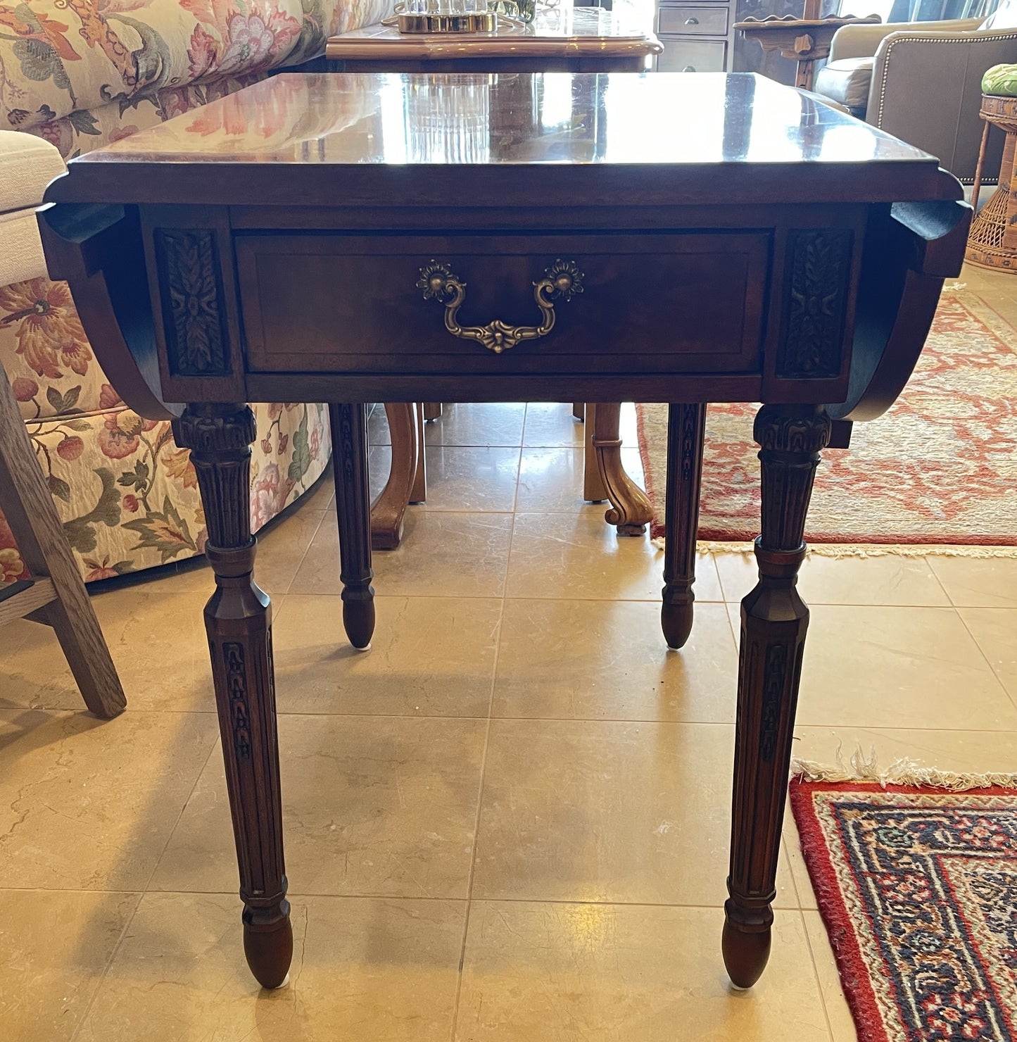 Drexel Heritage "Nine Elms" Drop Leaf Table, AS IS (0KC006)