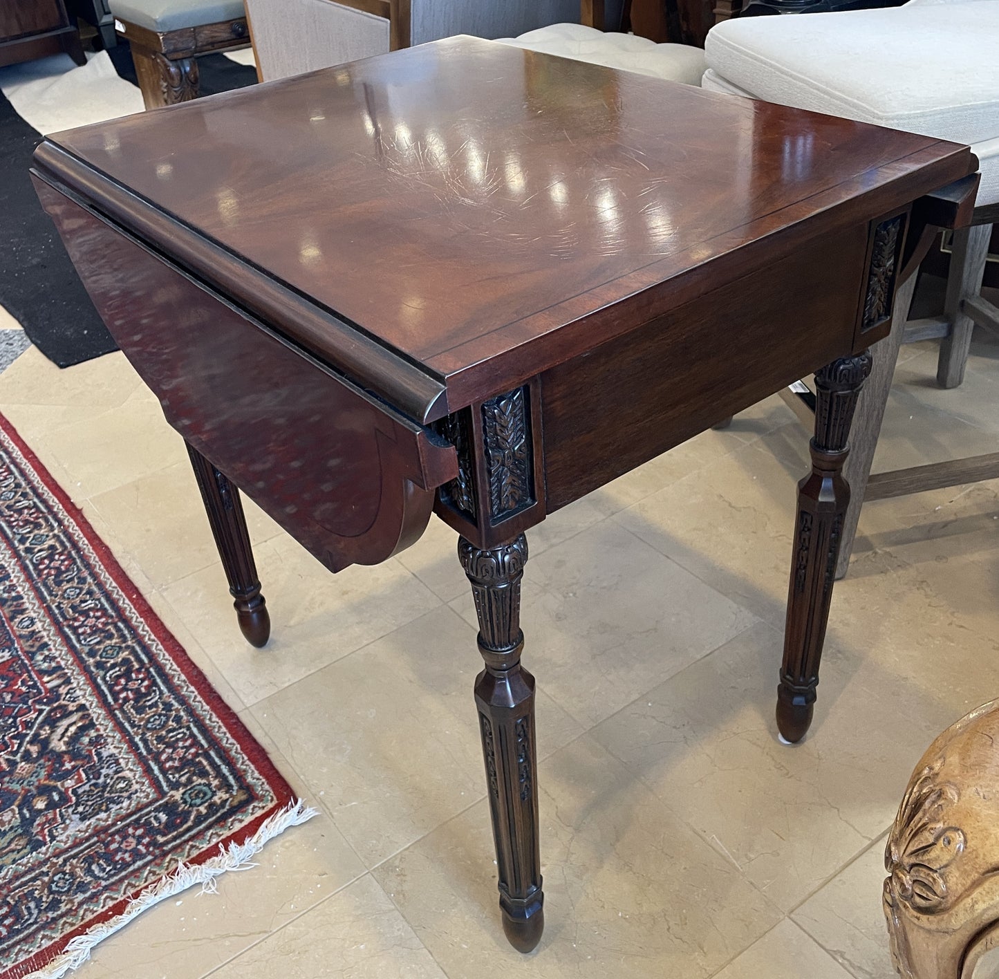 Drexel Heritage "Nine Elms" Drop Leaf Table, AS IS (0KC006)