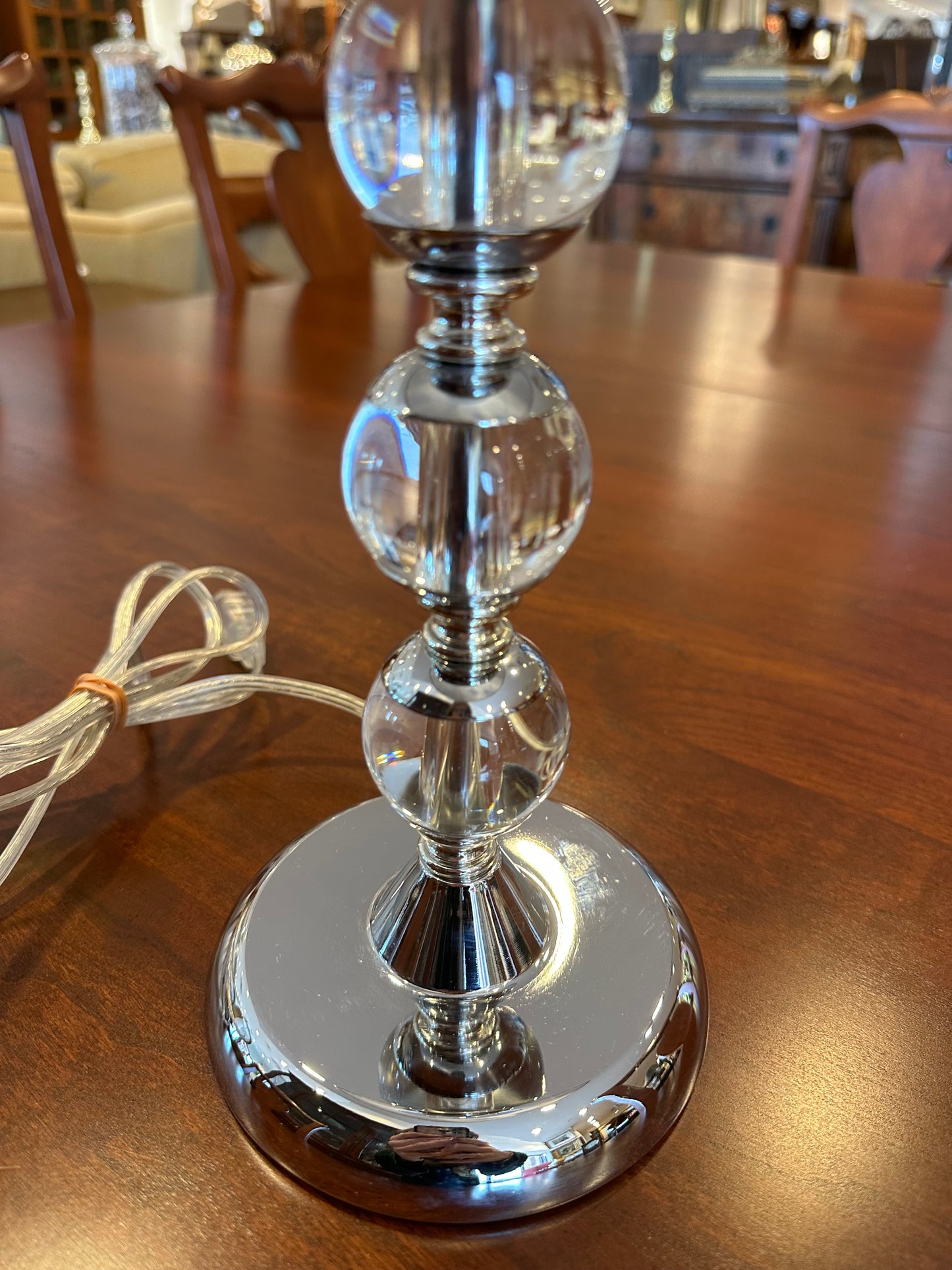 Jonathan Y Glass Ball Table Lamp (27198)