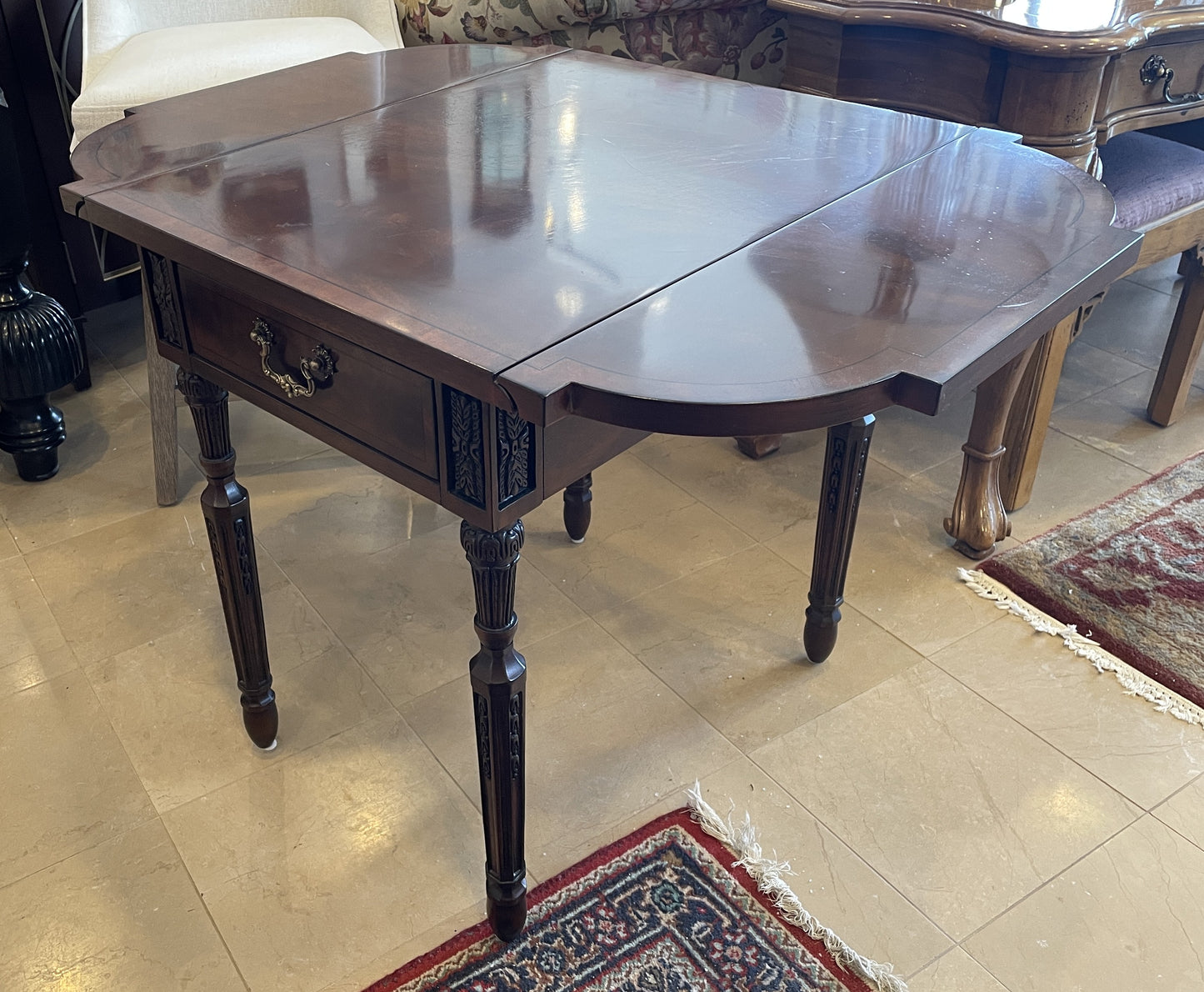 Drexel Heritage "Nine Elms" Drop Leaf Table, AS IS (0KC006)