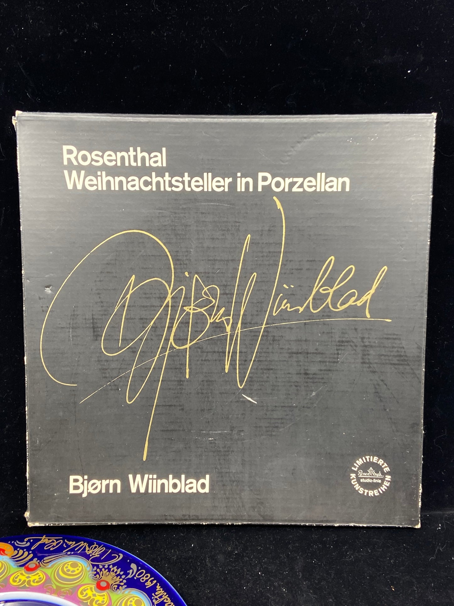 Signed Bjorn Wiinblad Rosenthal Plate (27276)