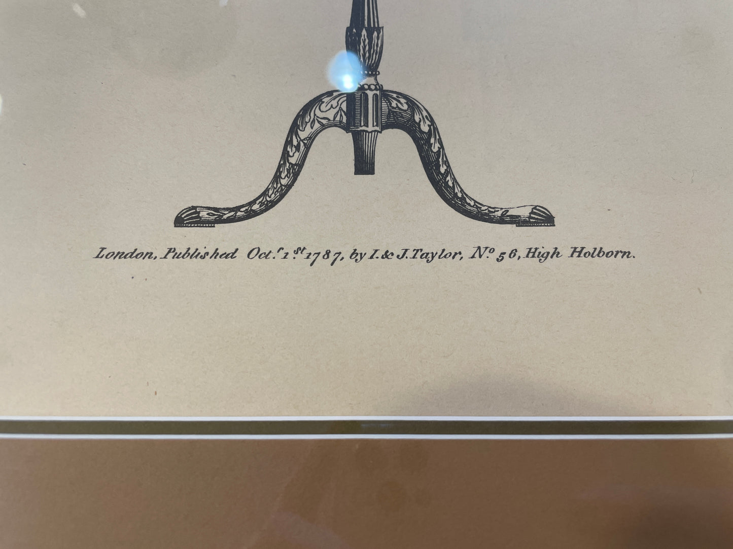 I&J Taylor Copperplate Reproduction Print, Fireplace screens (03T005)