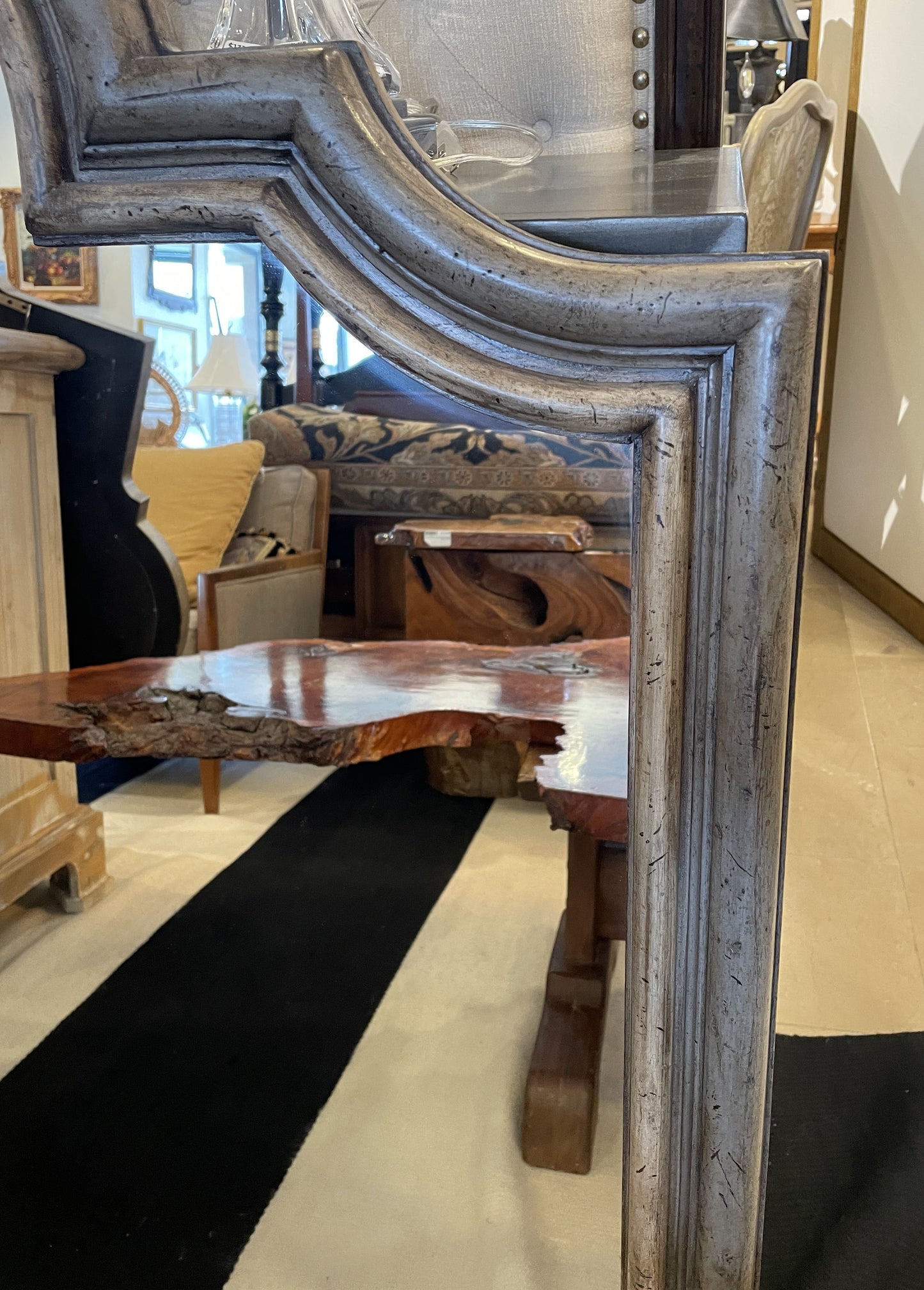 Stanley Mirror in Weathered Gray Finish (0KC008)