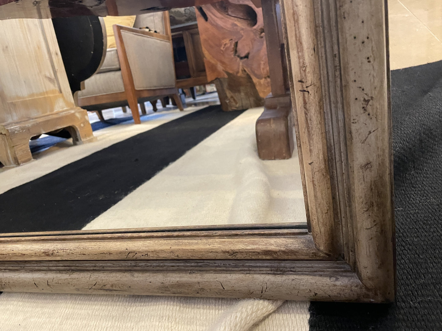 Stanley Mirror in Weathered Gray Finish (0KC008)