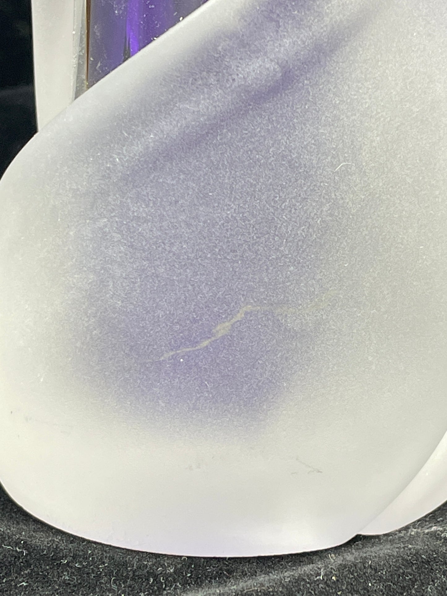 Purple Fused Glass Vase (0KC00I)