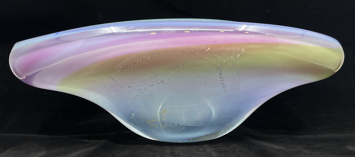 Robinson Scott Elongated Center Bowl, Signed (0KC00F)