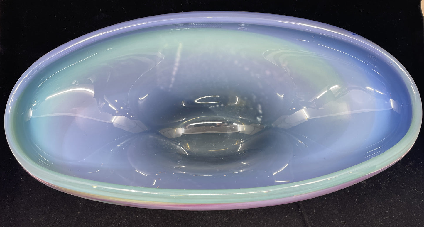 Robinson Scott Elongated Center Bowl, Signed (0KC00F)
