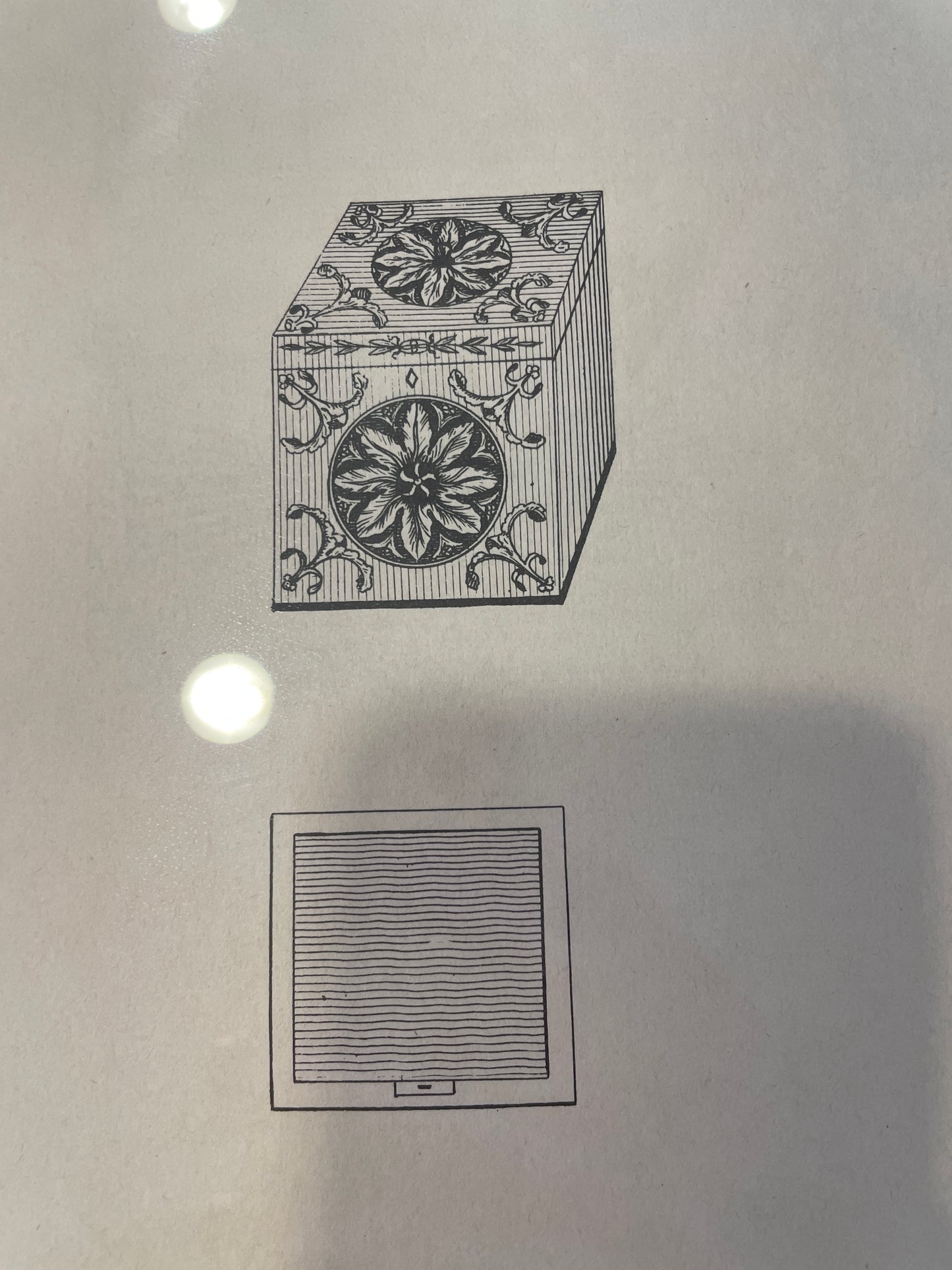 I&J Taylor Copperplate Folio Reproduction Print, Tea Caddies (03T00B)