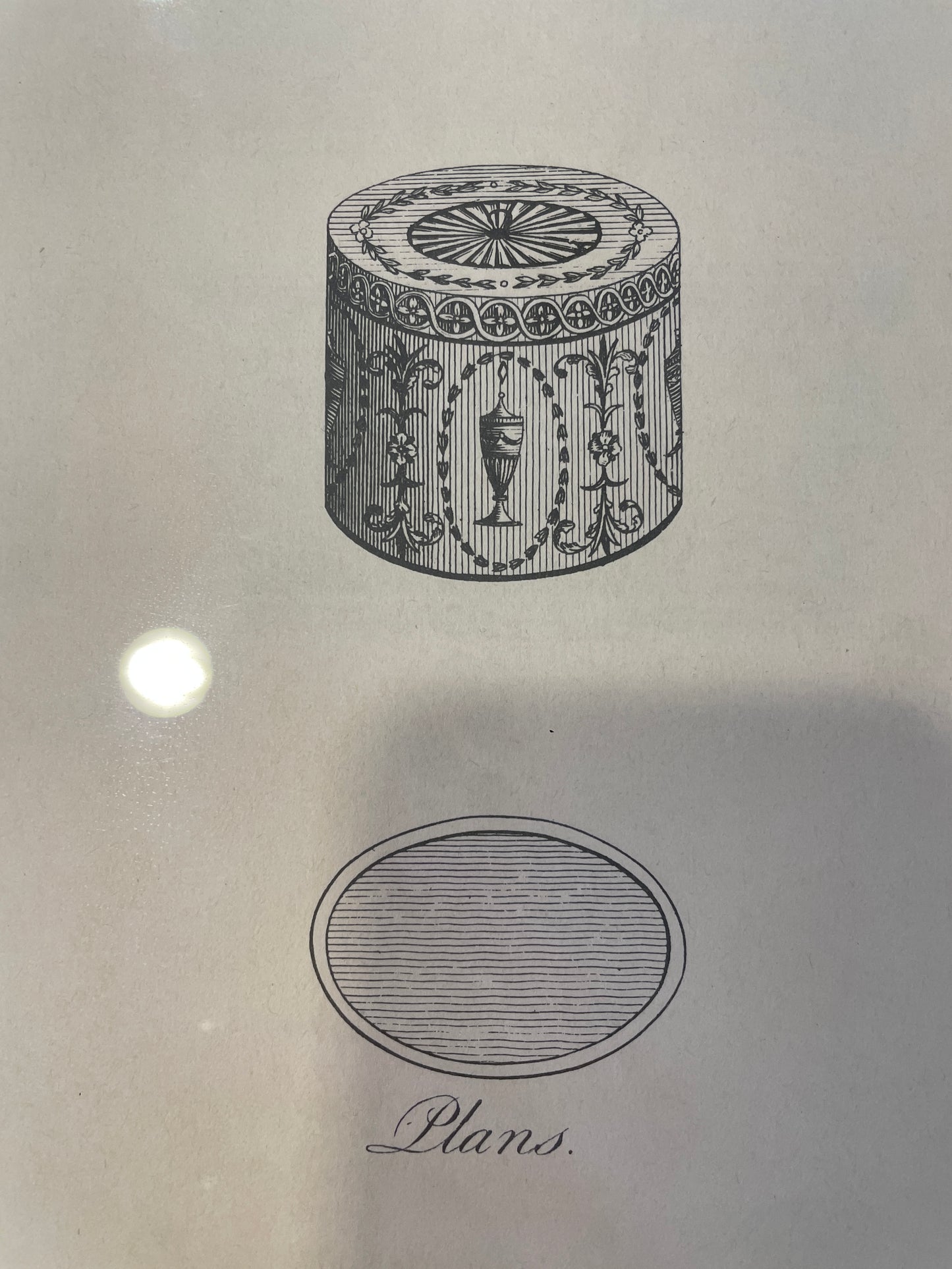 I&J Taylor Copperplate Folio Reproduction Print, Tea Caddies (03T00B)