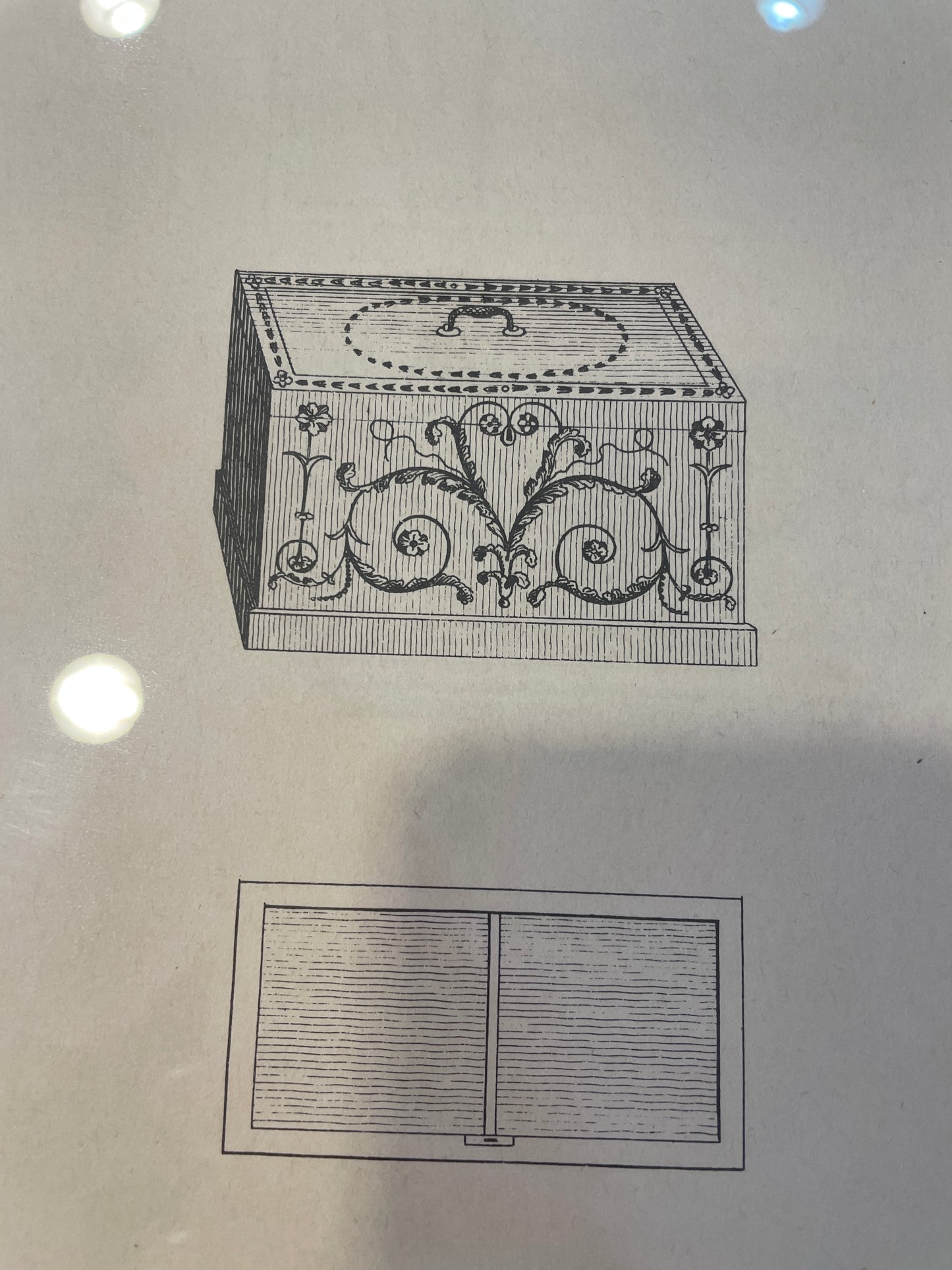 I&J Taylor Copperplate Folio Reproduction Print, Tea Caddies (03T00B)
