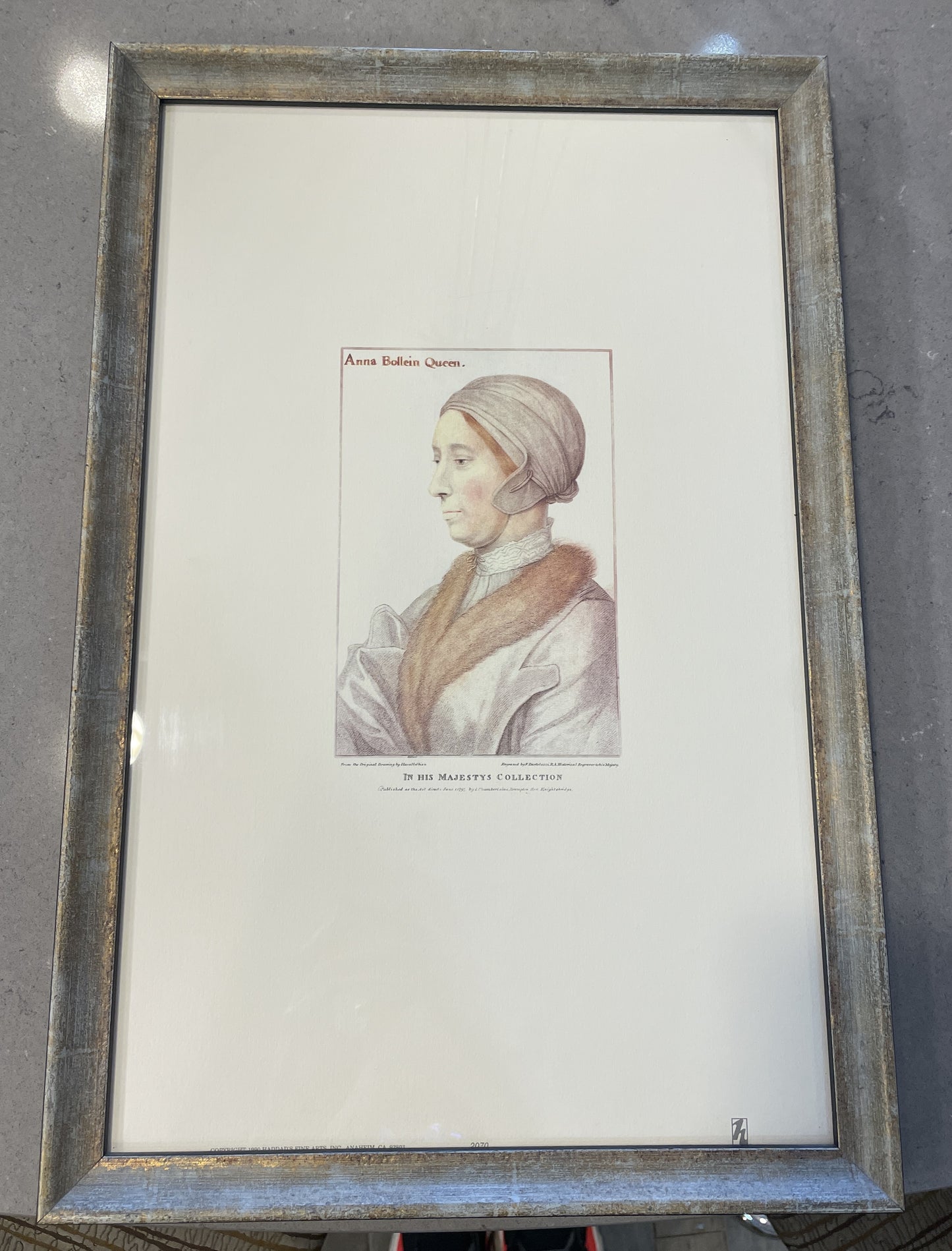 Bartolozzi "In His Majesty's Collection" Anne Boelyn (03T00H)