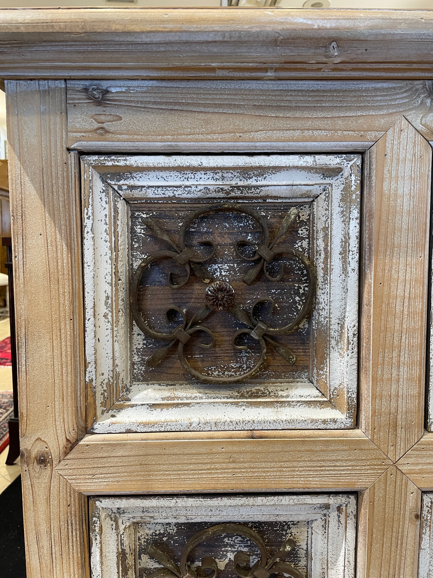 Iron Front 6 Drawer Storage Chest (0KF00D)