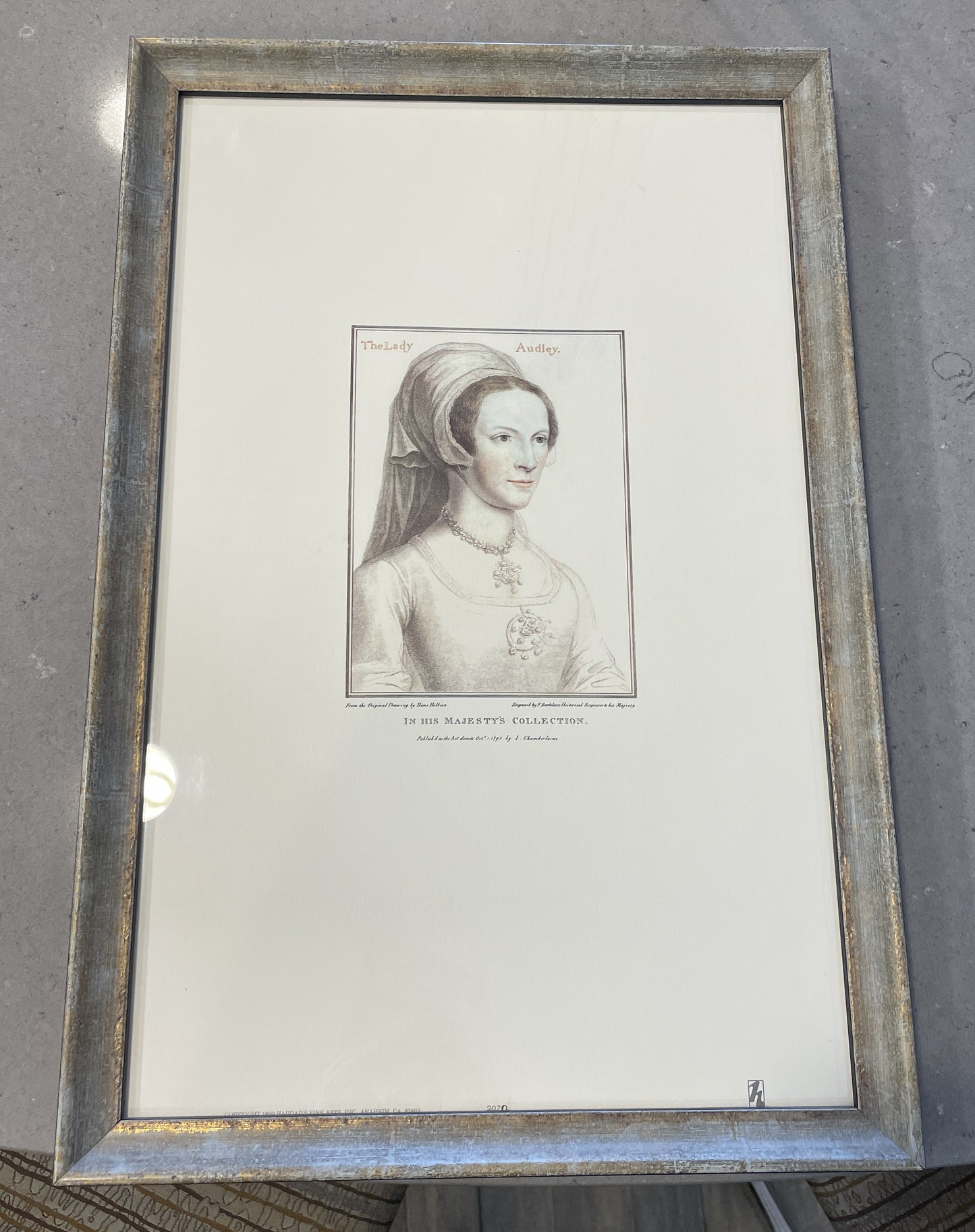 Bartolozzi "In His Majesty's Collection" The Lady Audley (03T00I)