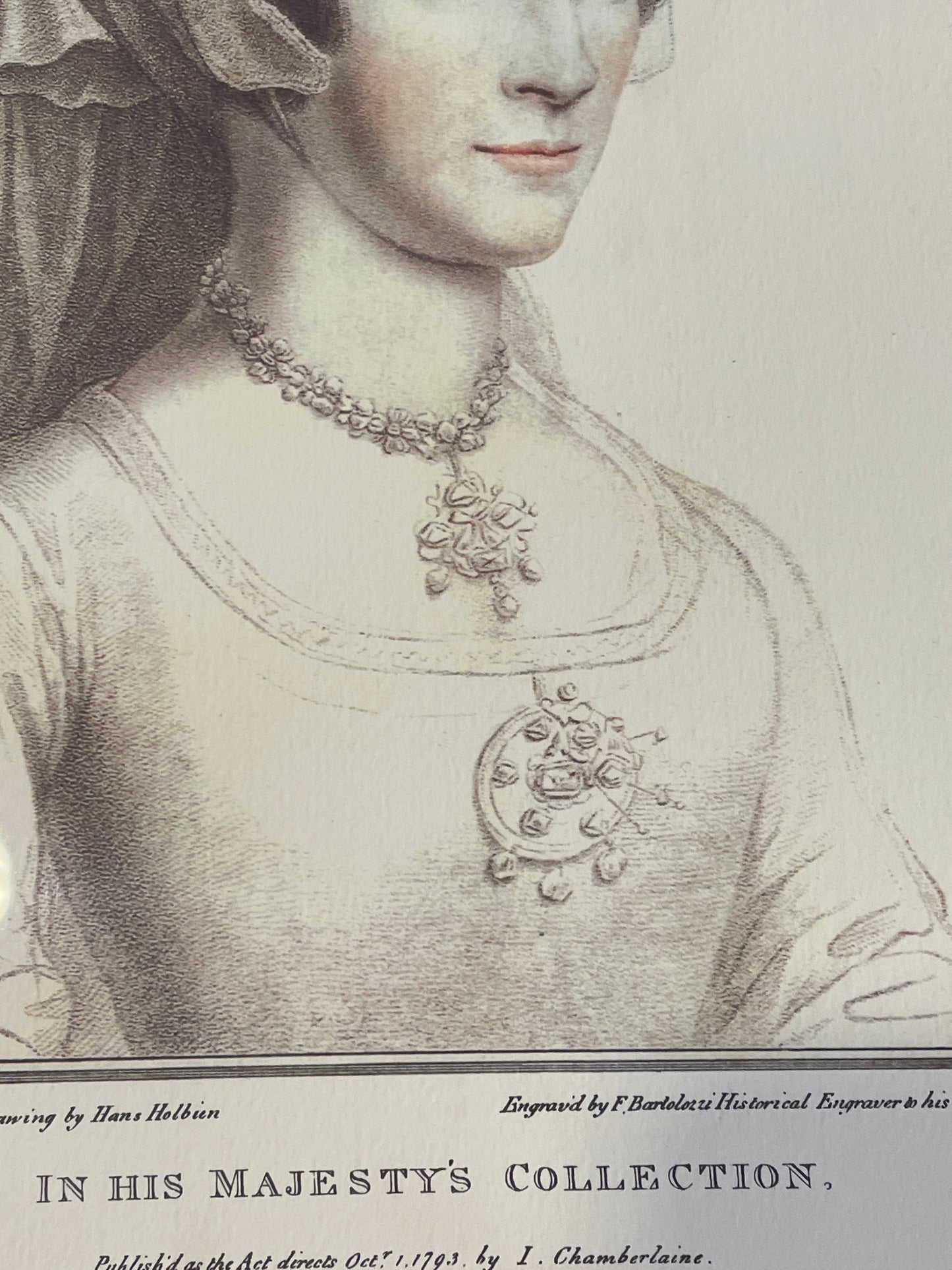 Bartolozzi "In His Majesty's Collection" The Lady Audley (03T00I)