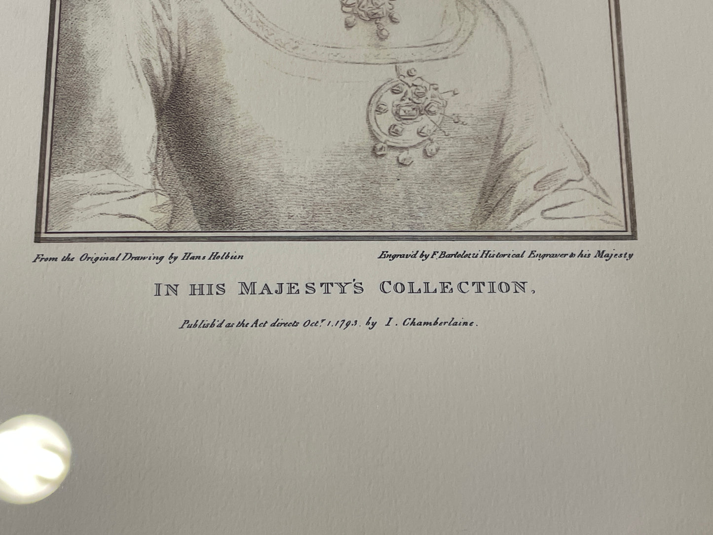 Bartolozzi "In His Majesty's Collection" The Lady Audley (03T00I)