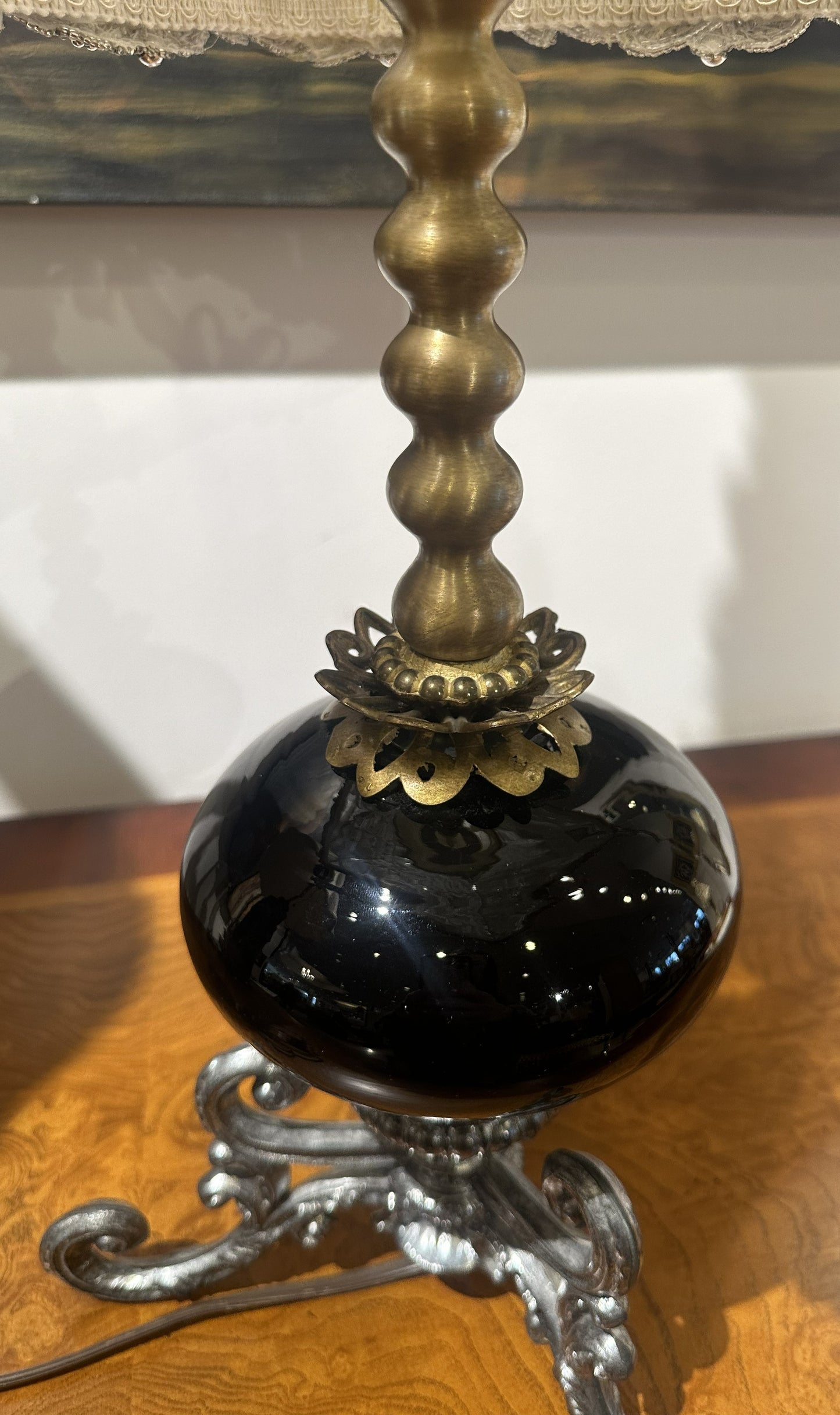 Luna Bella Scrolled Shade Lamp (0H2001)