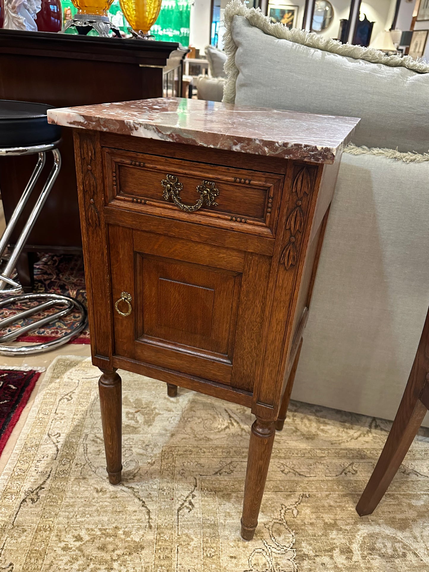 Marble Top End Table (27230)