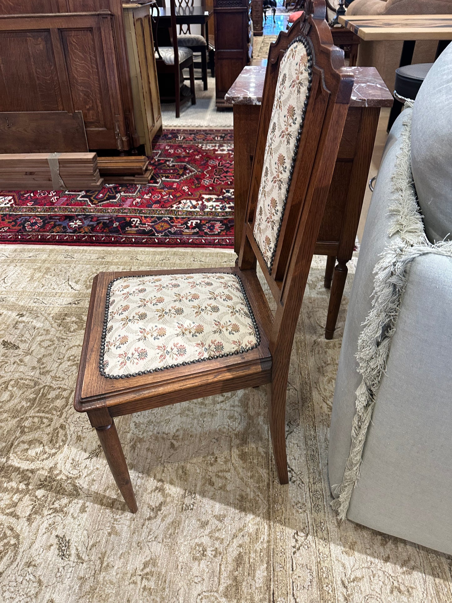 Antique Oak Dressing Chair (27229)