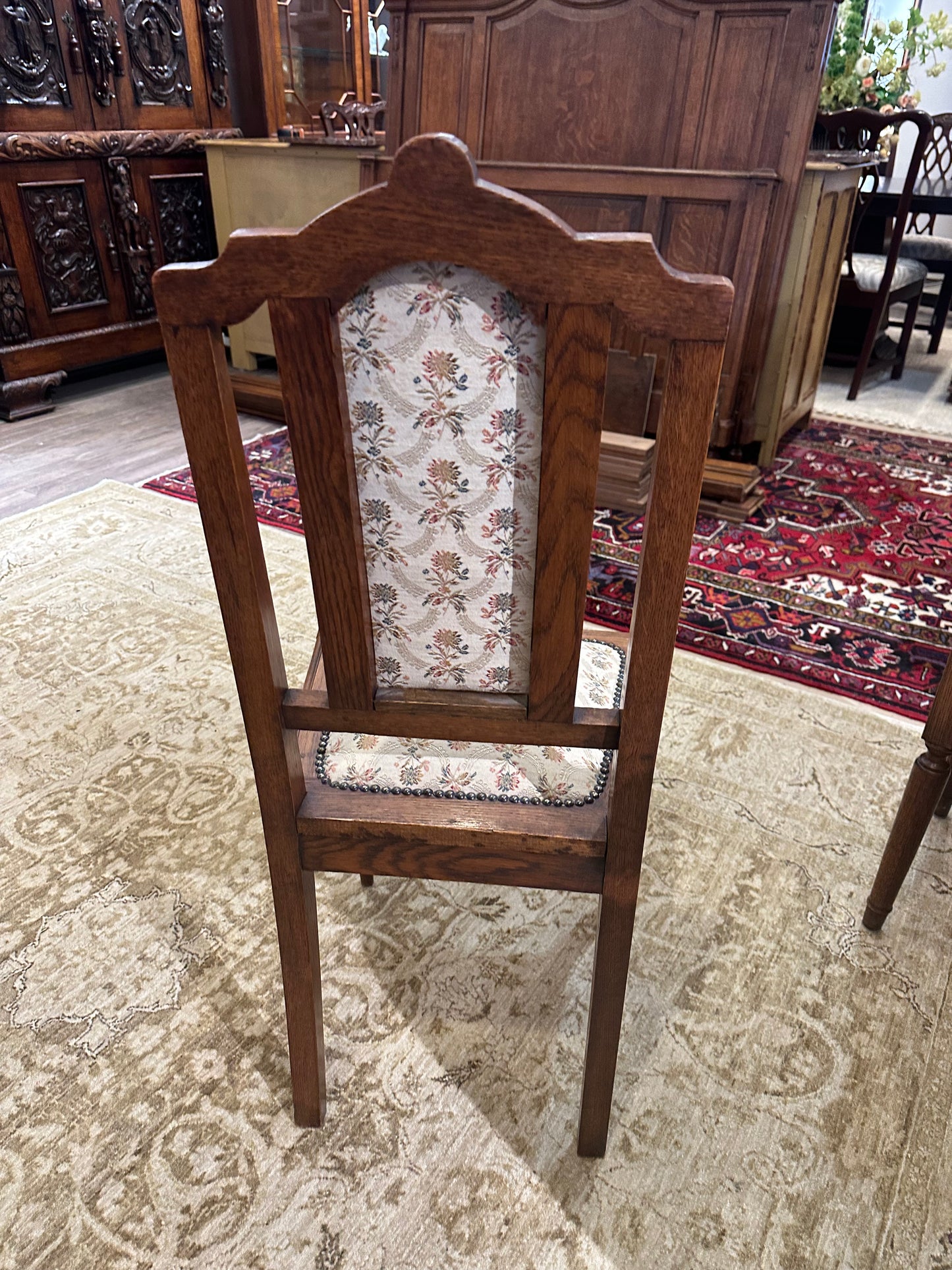 Antique Oak Dressing Chair (27229)