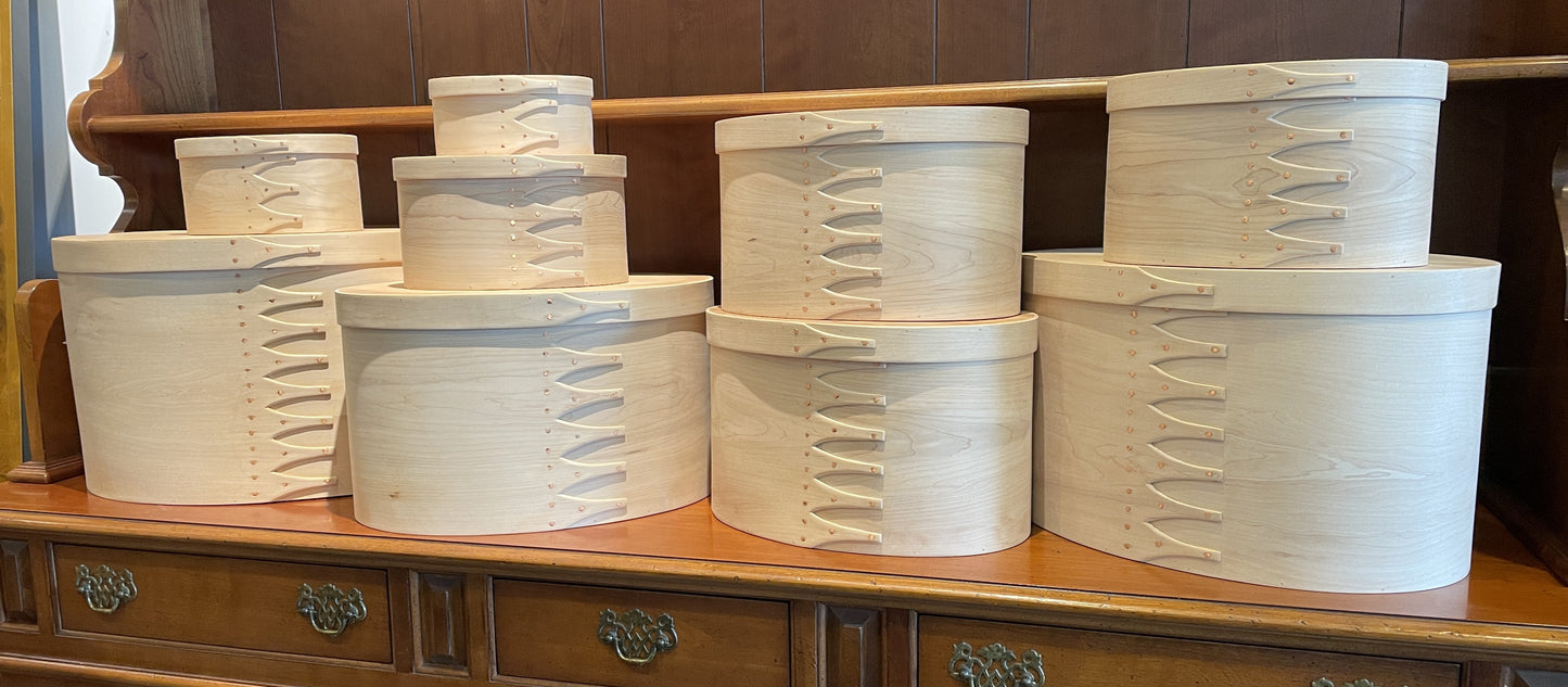 John Bachman set of 9 Shaker Pantry Boxes, signed (0C402B)