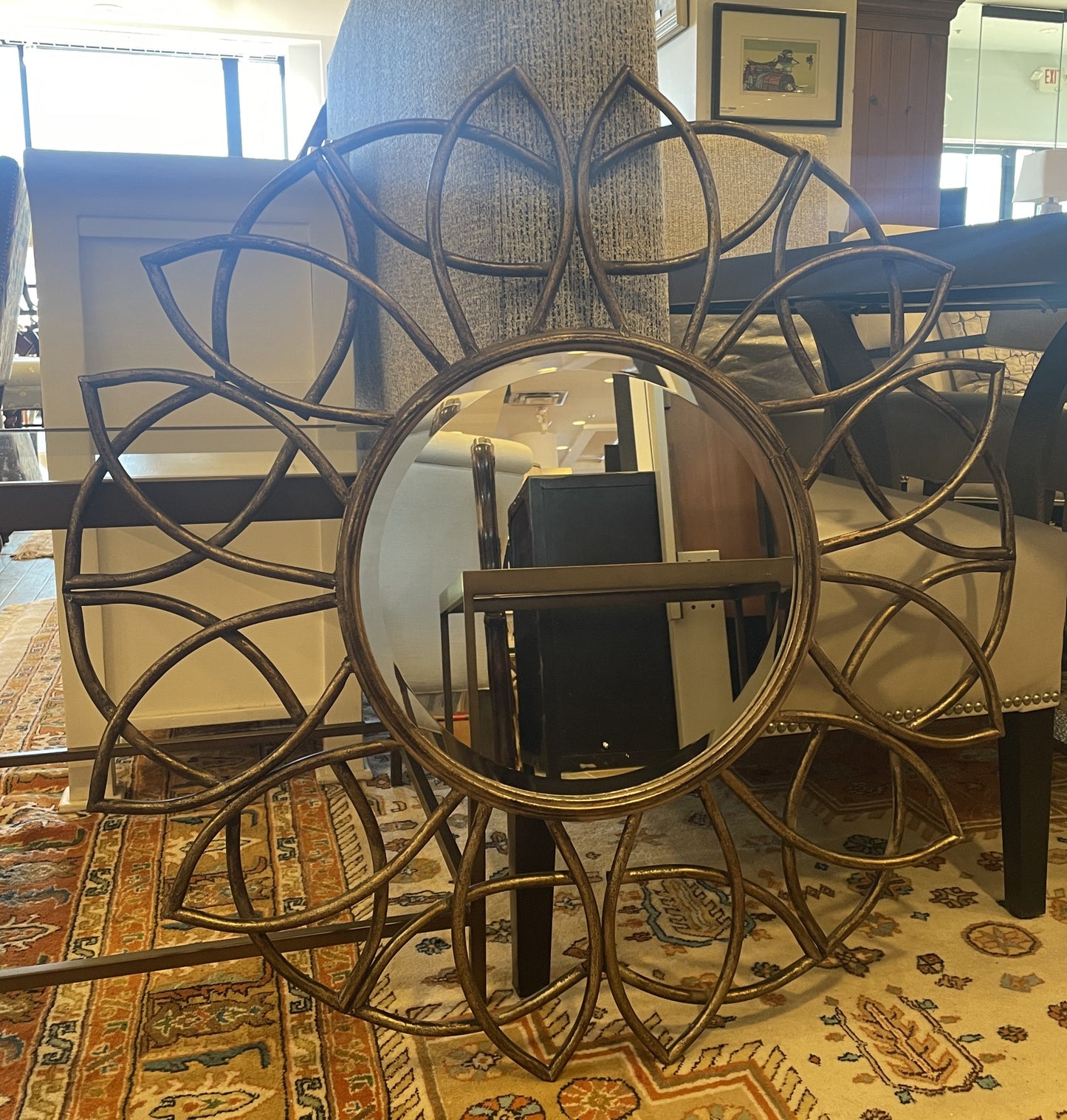 Gold Framed Decorative Mirror (0KF00J)