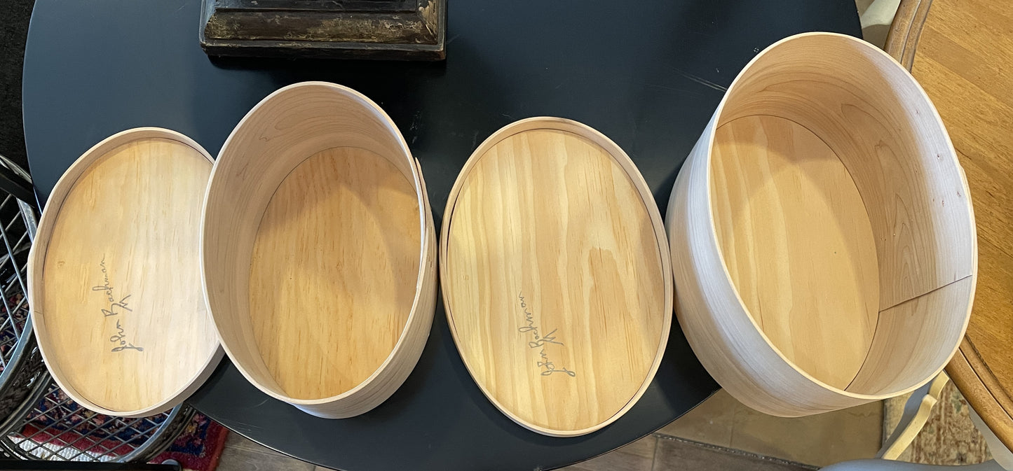 John Bachman set of 9 Shaker Pantry Boxes, signed (0C402B)