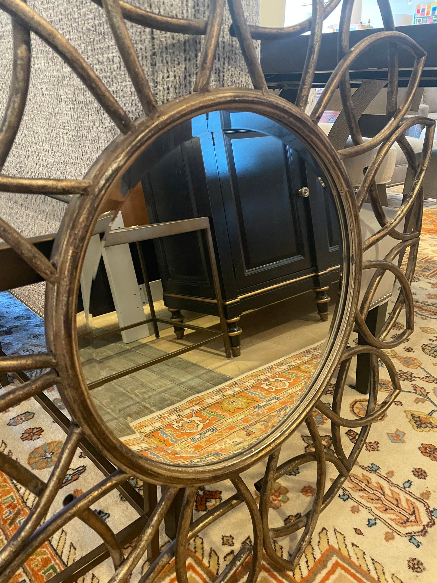 Gold Framed Decorative Mirror (0KF00J)