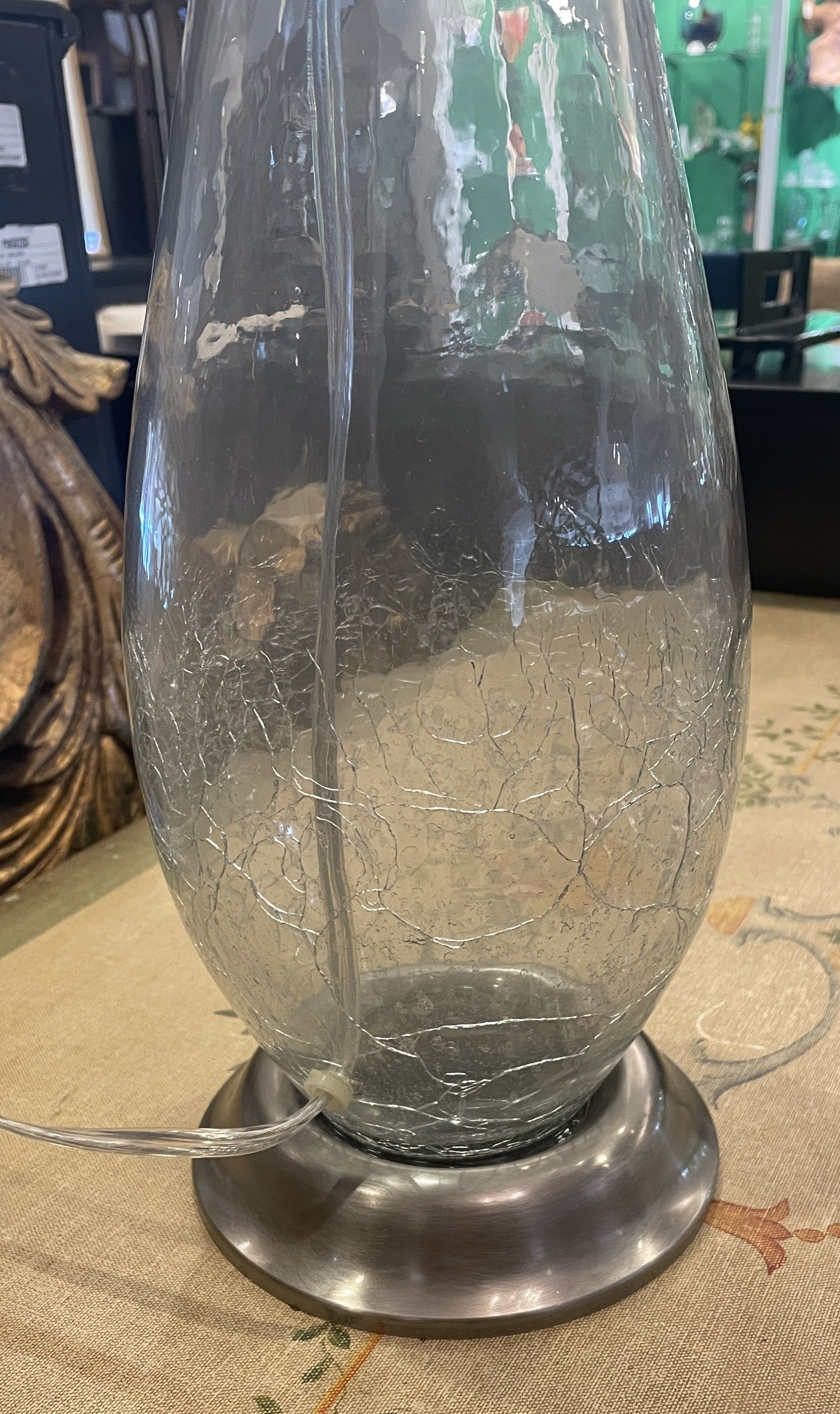 Pottery Barn Stretch Glass Lamps, a Pair (0KF00G)