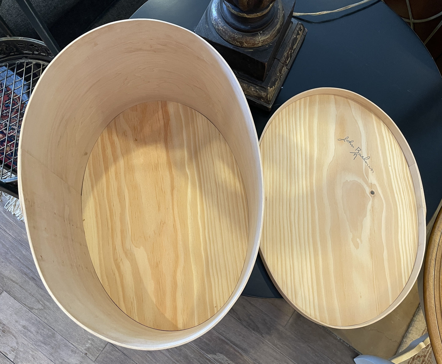 John Bachman set of 9 Shaker Pantry Boxes, signed (0C402B)