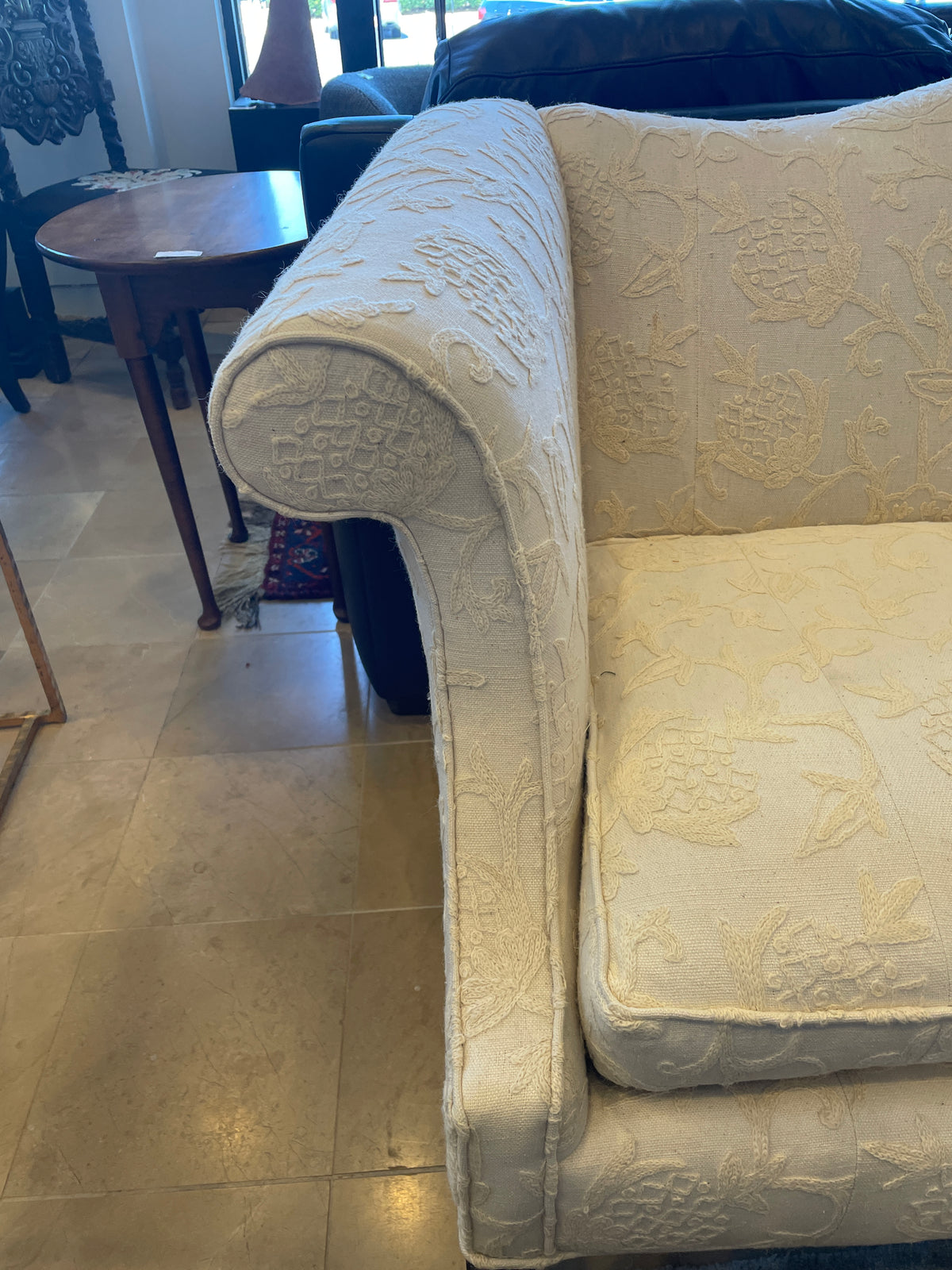 Southwood Crewel Sofa, AS IS (0C401T)