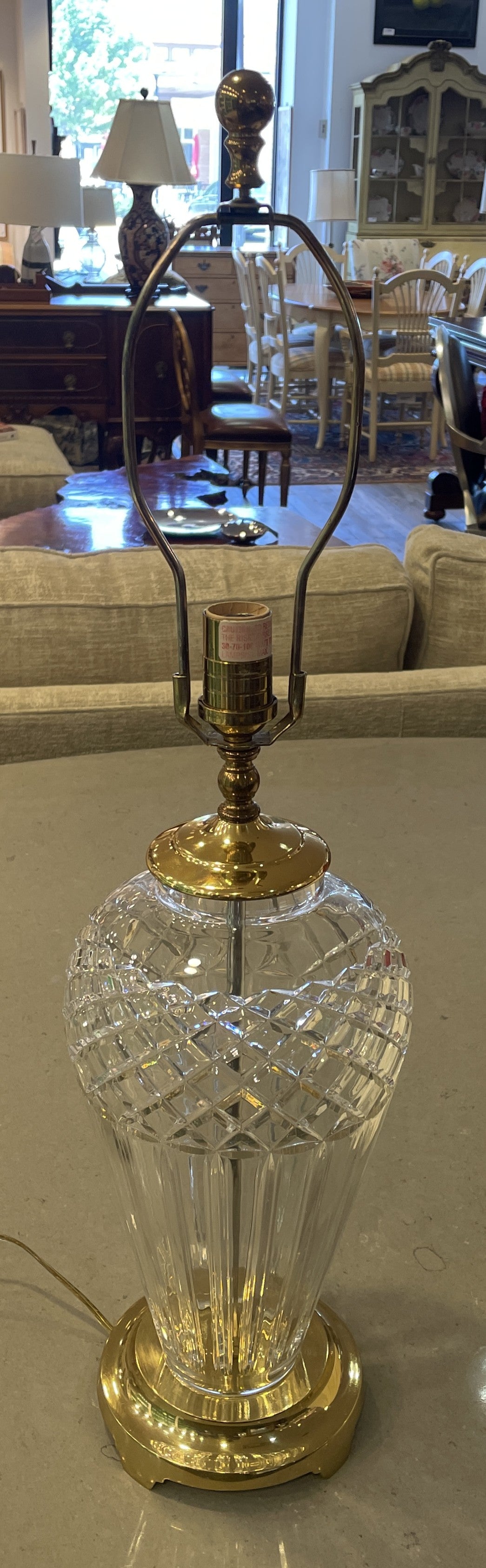 Waterford Belline Lamp, AS IS (0O2001)