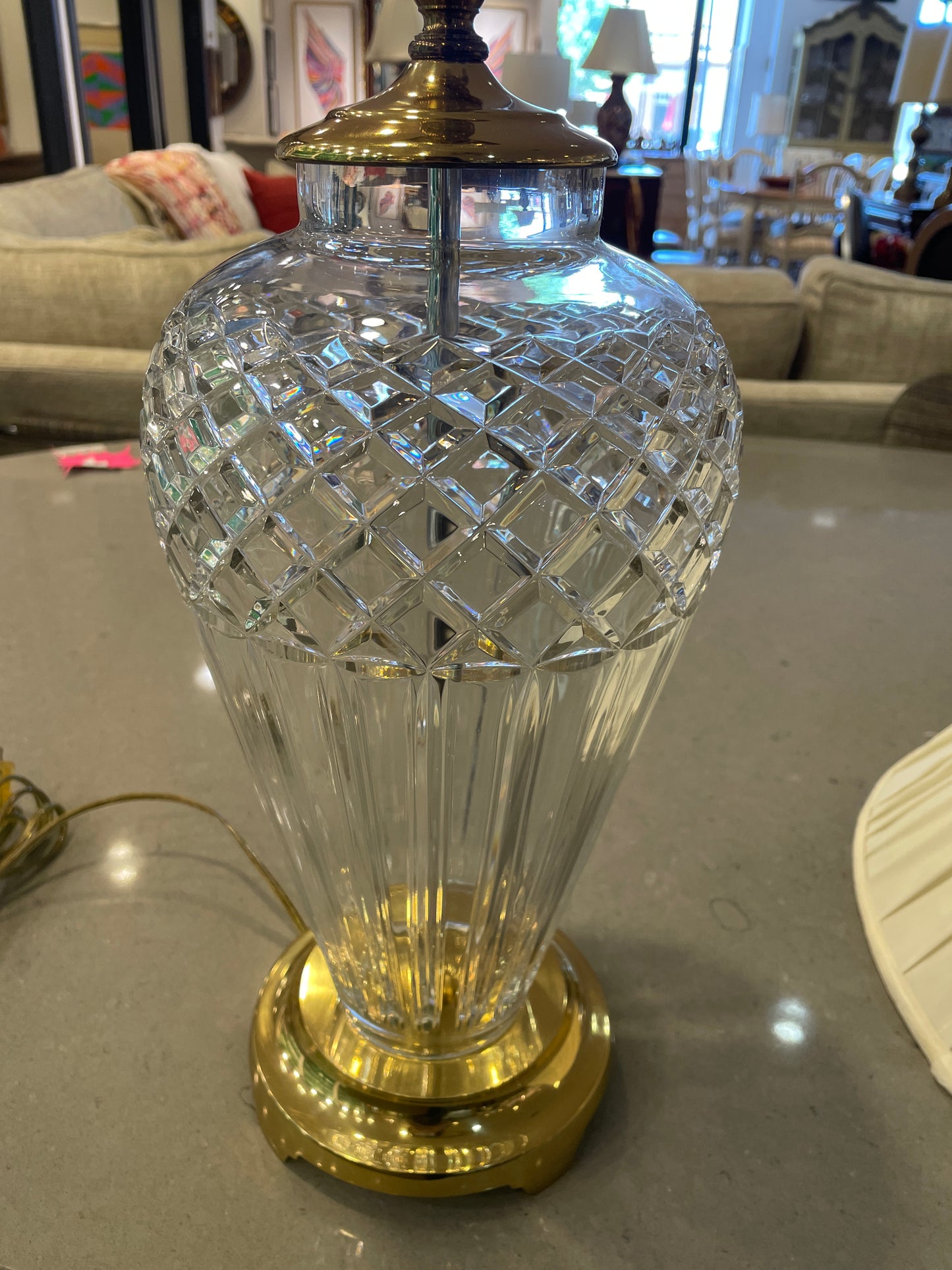 Waterford Belline Lamp, AS IS (0O2001)