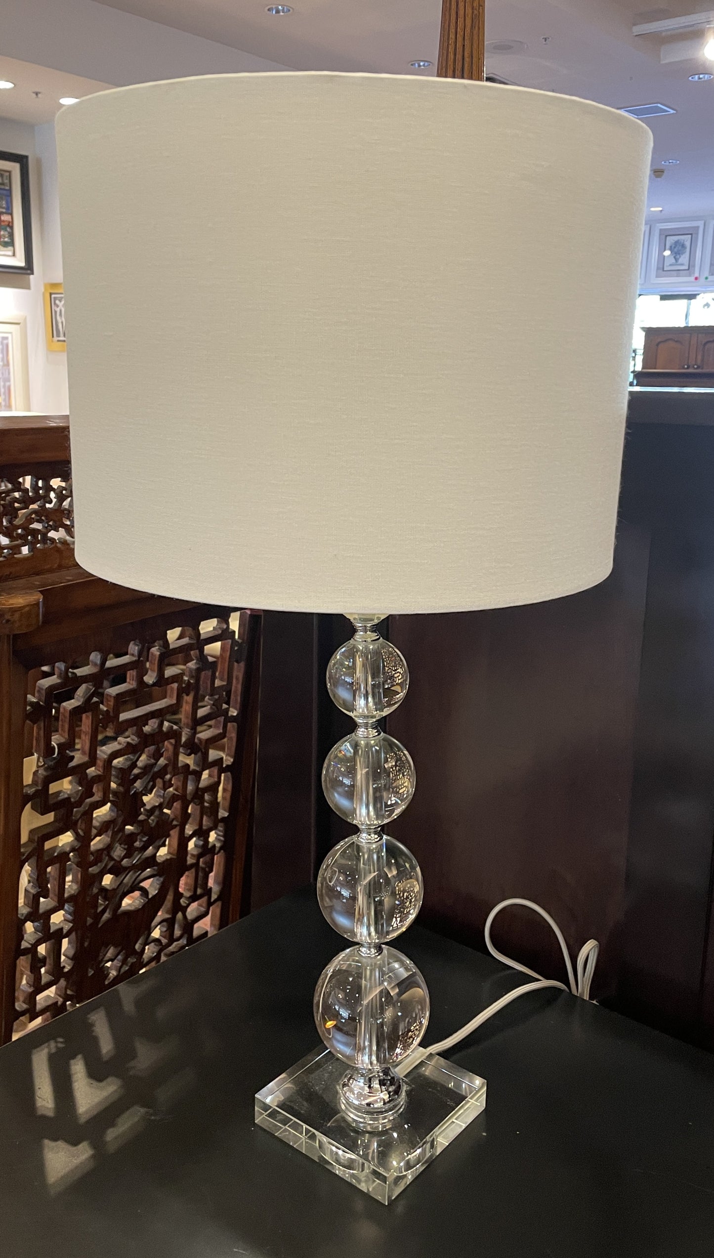 Pr. Bubble Table Lamps, AS IS (0GN006)
