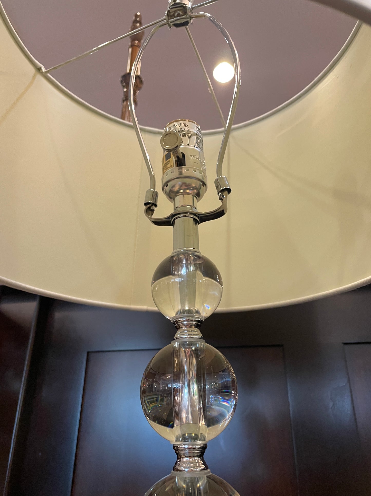 Pr. Bubble Table Lamps, AS IS (0GN006)