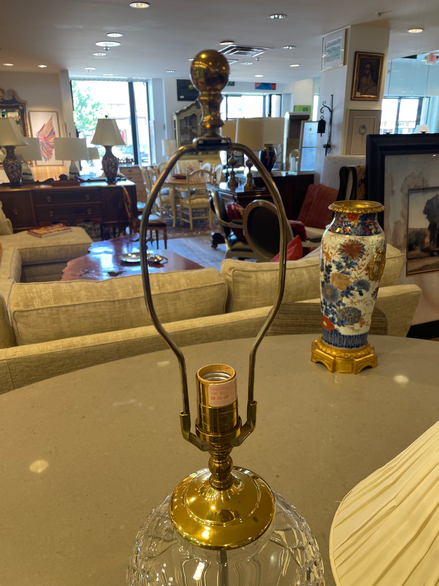 Waterford Belline Lamp, AS IS (0O2001)