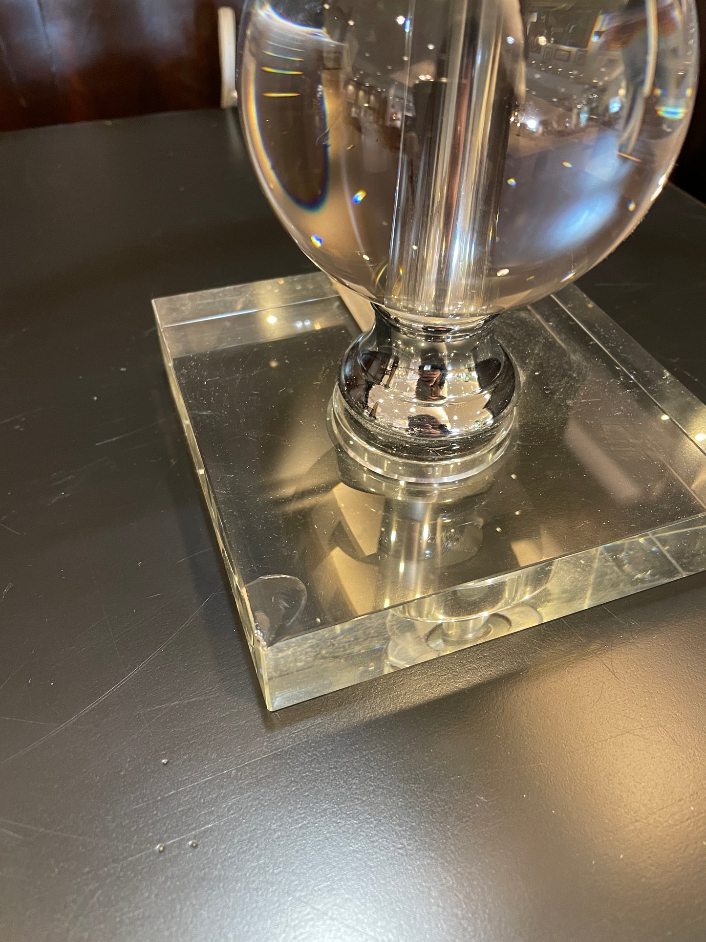 Pr. Bubble Table Lamps, AS IS (0GN006)