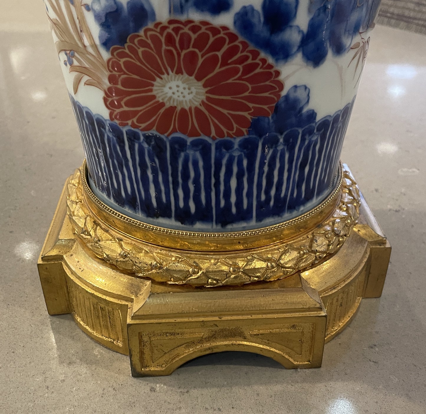 Imari Ormolu Mounted Porcelain Vase (0O4008)