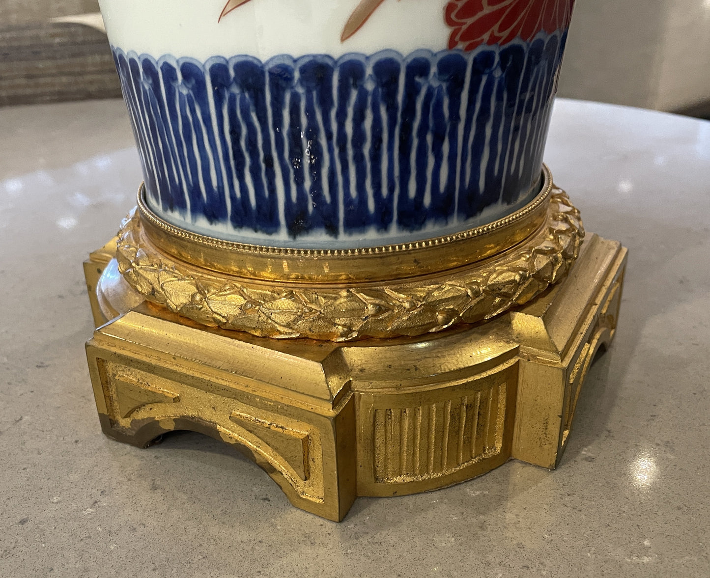 Imari Ormolu Mounted Porcelain Vase (0O4008)