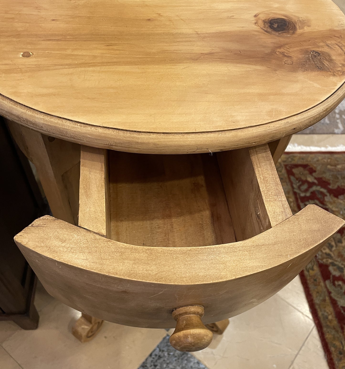 Eclexion Designs Pine End Table, AS IS (0GN007)