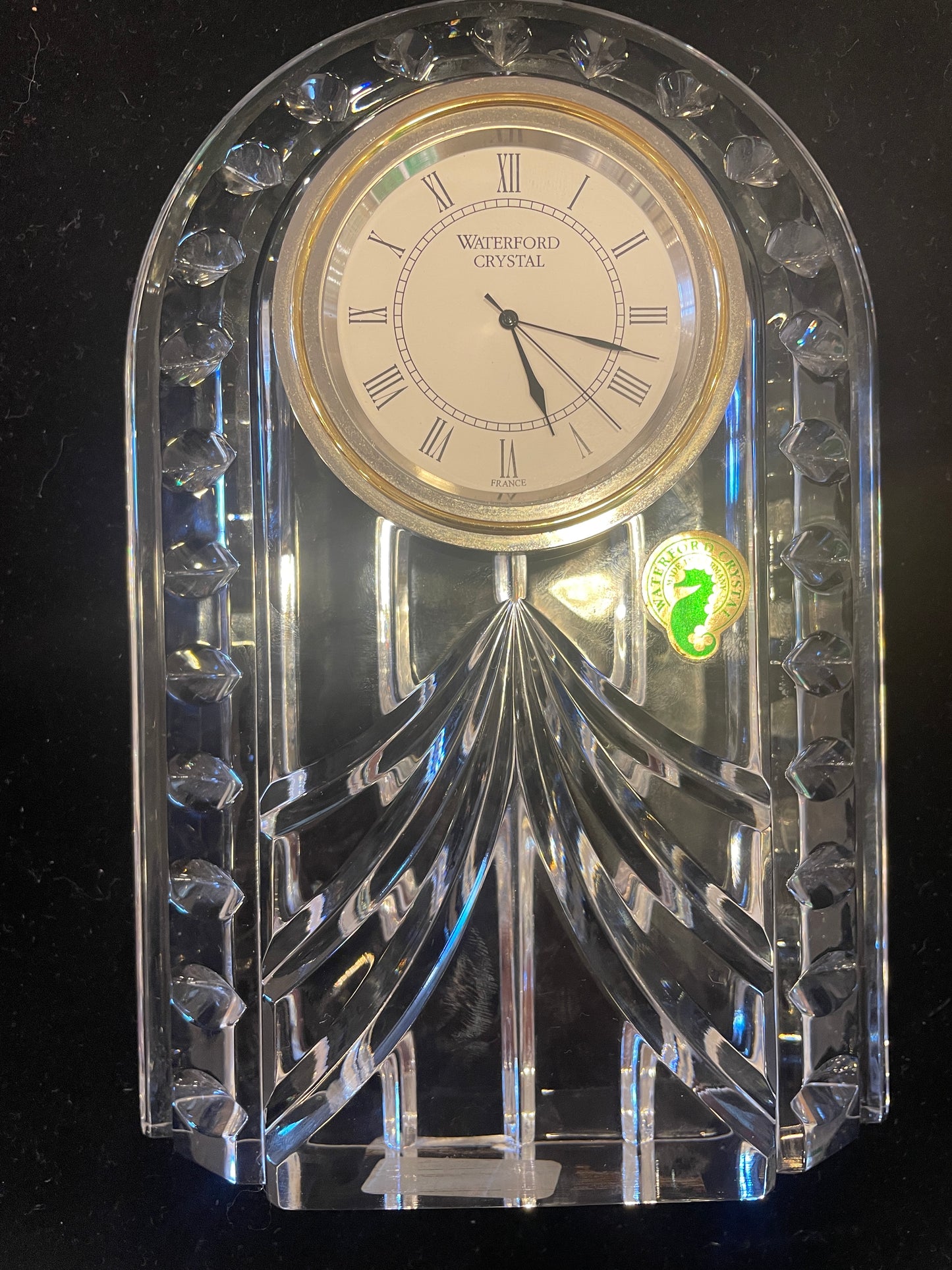 Waterford Dome Topped Mantel Clock, Large (0KE001)