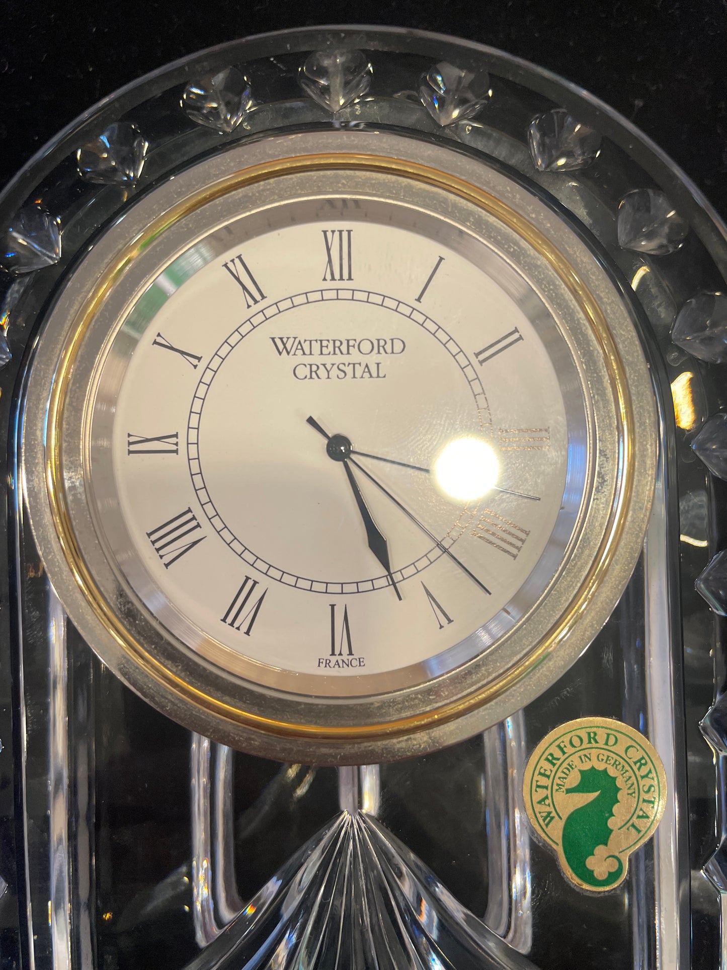 Waterford Dome Topped Mantel Clock, Large (0KE001)