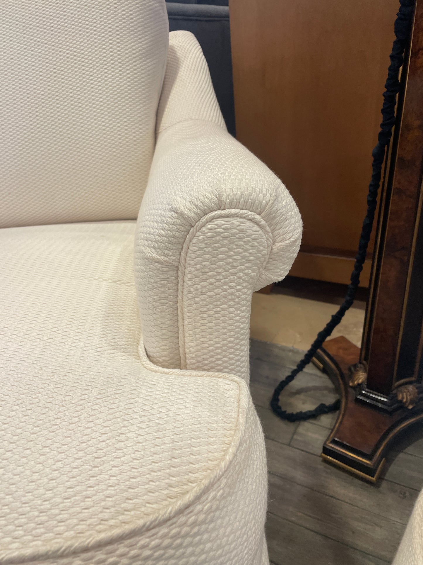 Vintage Club Chair Reupholstered (Two available) (0KH001)